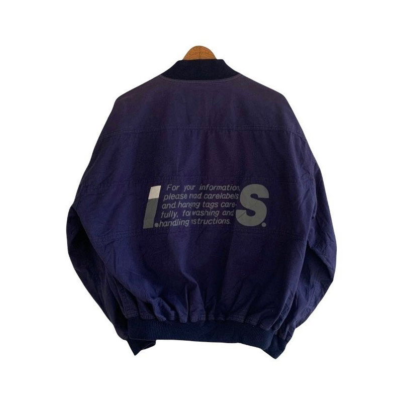 ISSEY MIYAKE Vintage 1980 Issey Sport Care Label Bomber Jacket