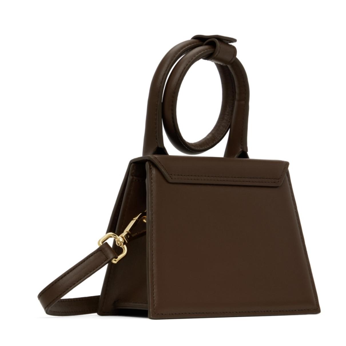 Le Chiquito Noeud leather crossbody bag - 4