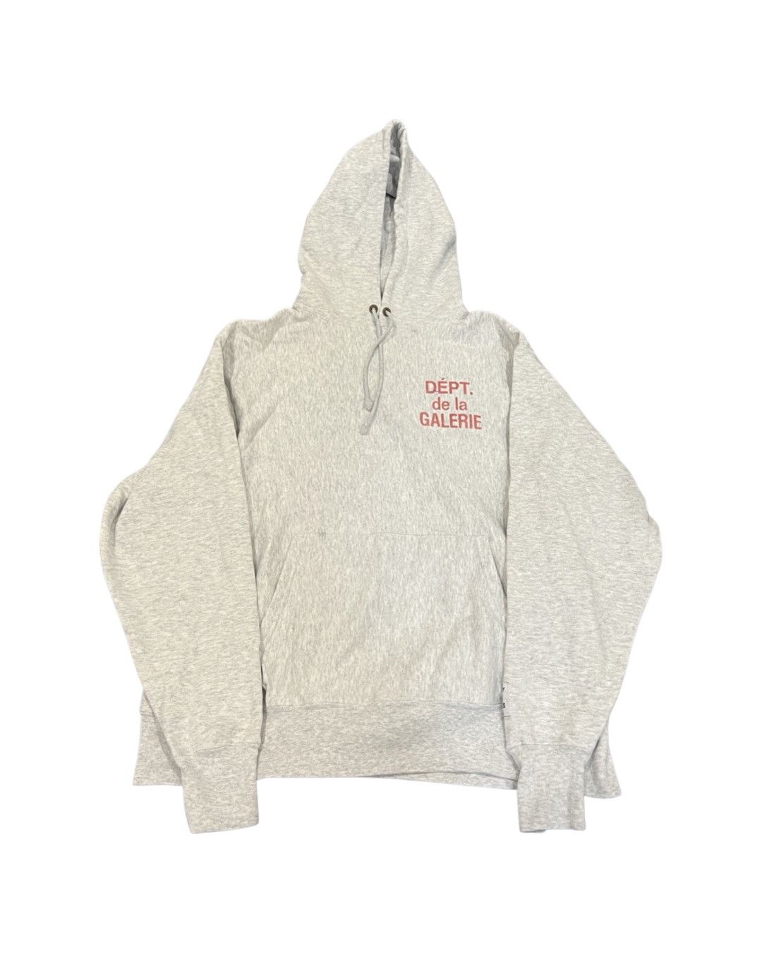 Red French logo hoodie - 1