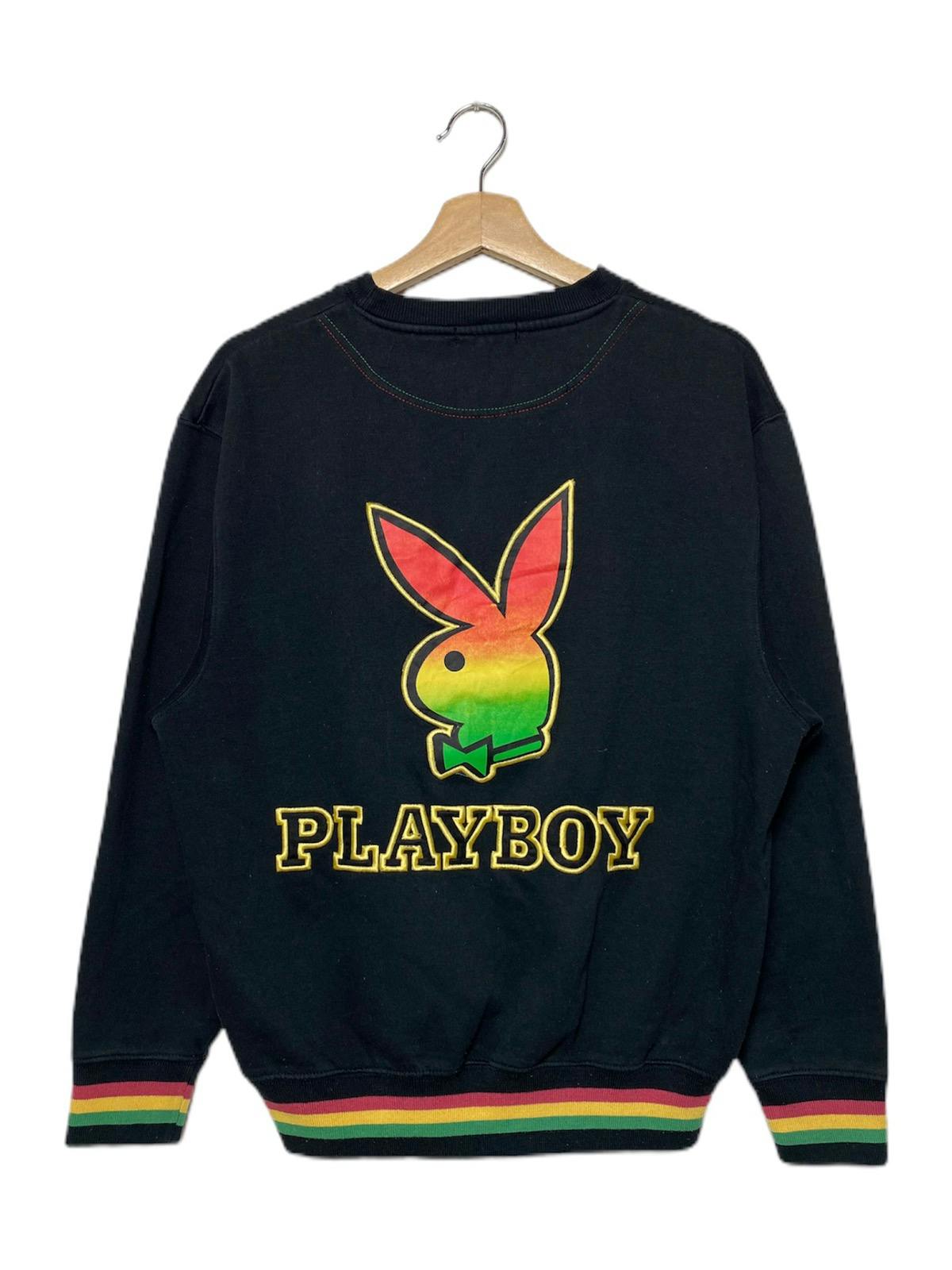 Vintage Playboy Rasta Embroidered Crewneck - 1