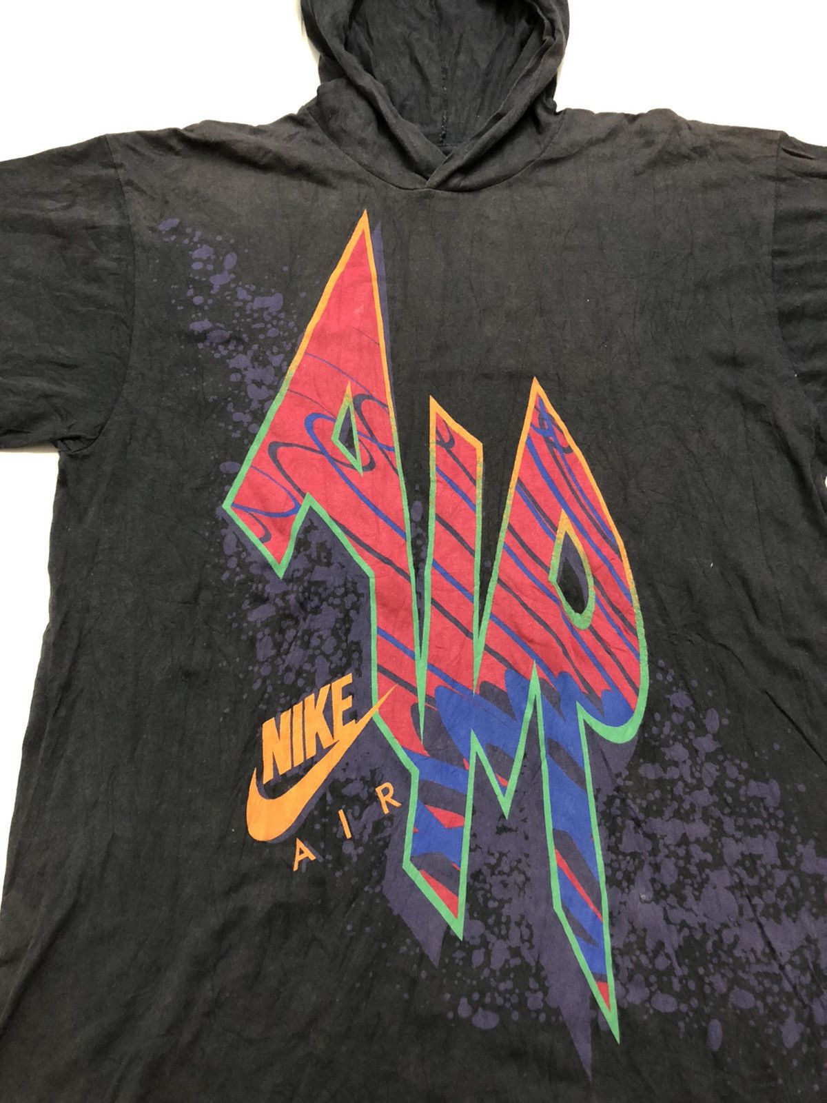Vintage Nike Air Multicolor Hoodie T-Shirt - 2