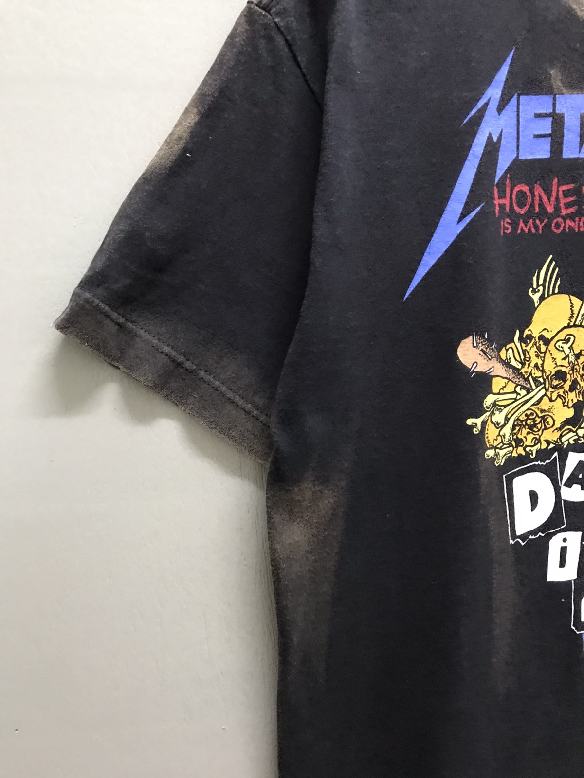 Vintage - Vintage Metallica Damage Inc. Pushead Sundfaded Tee - 11