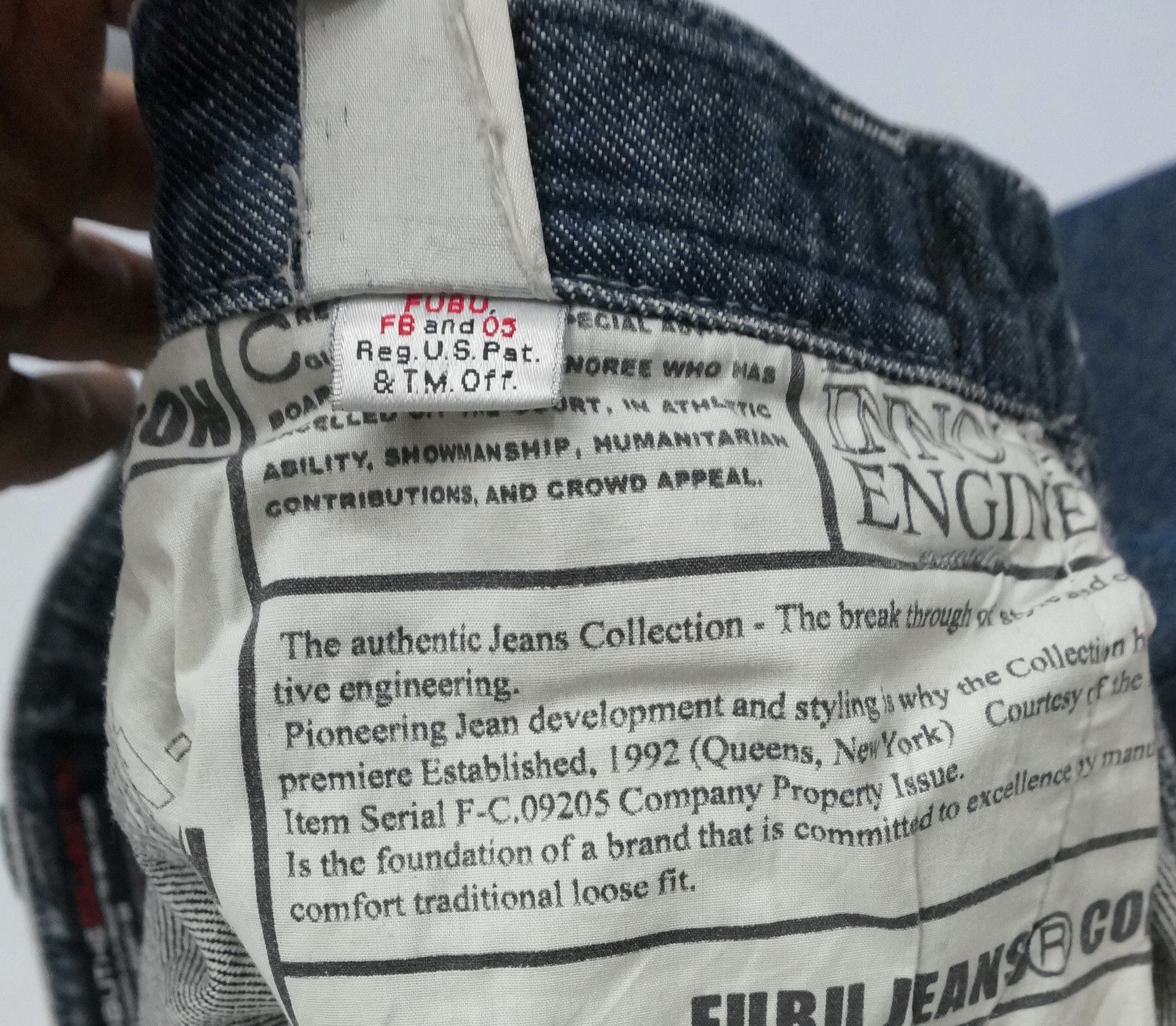 Rare 🔥 FUBU 90s Vintage Denim Pants - 16