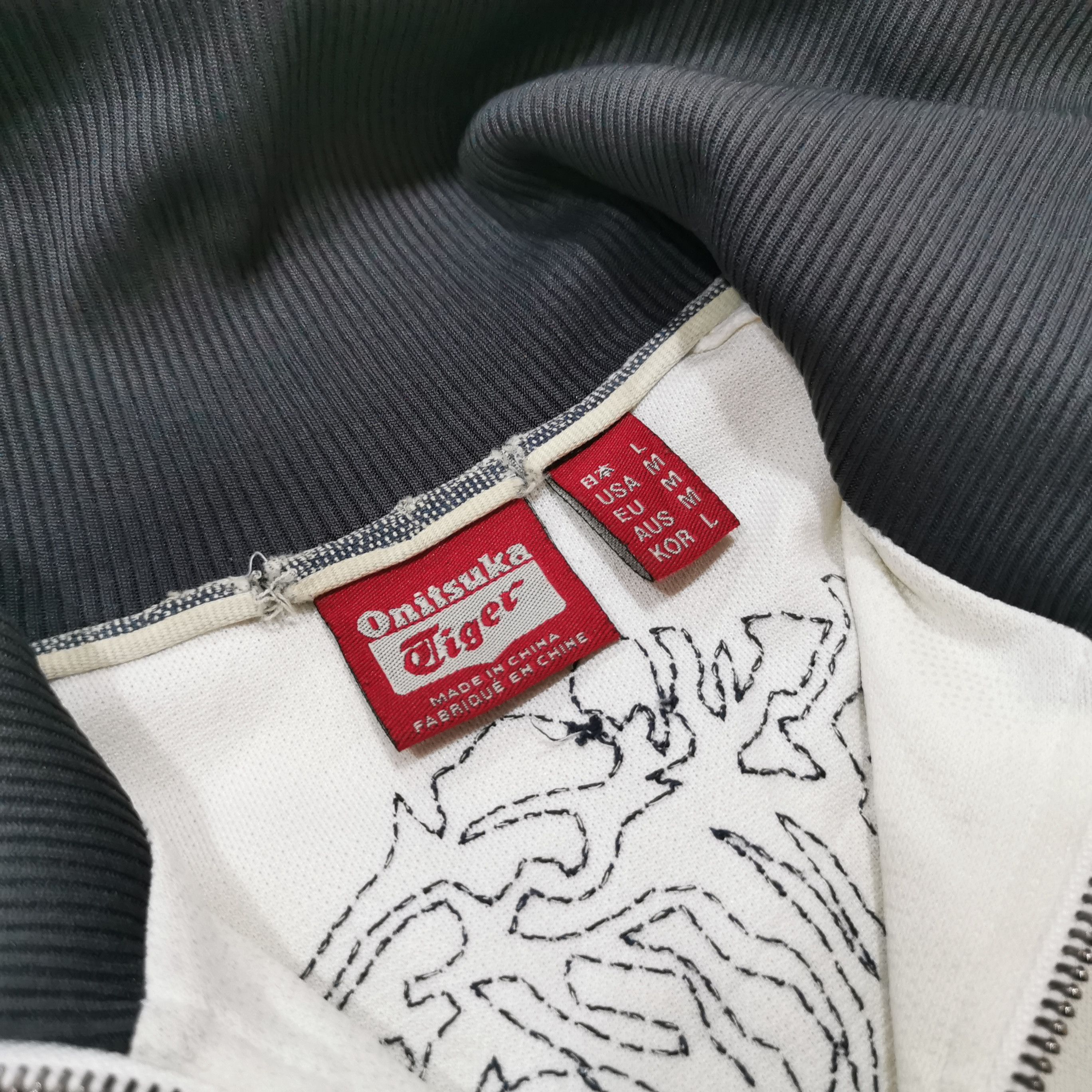 Vintage Onitsuka Tiger Embroidery Tiger Sweaters - 7