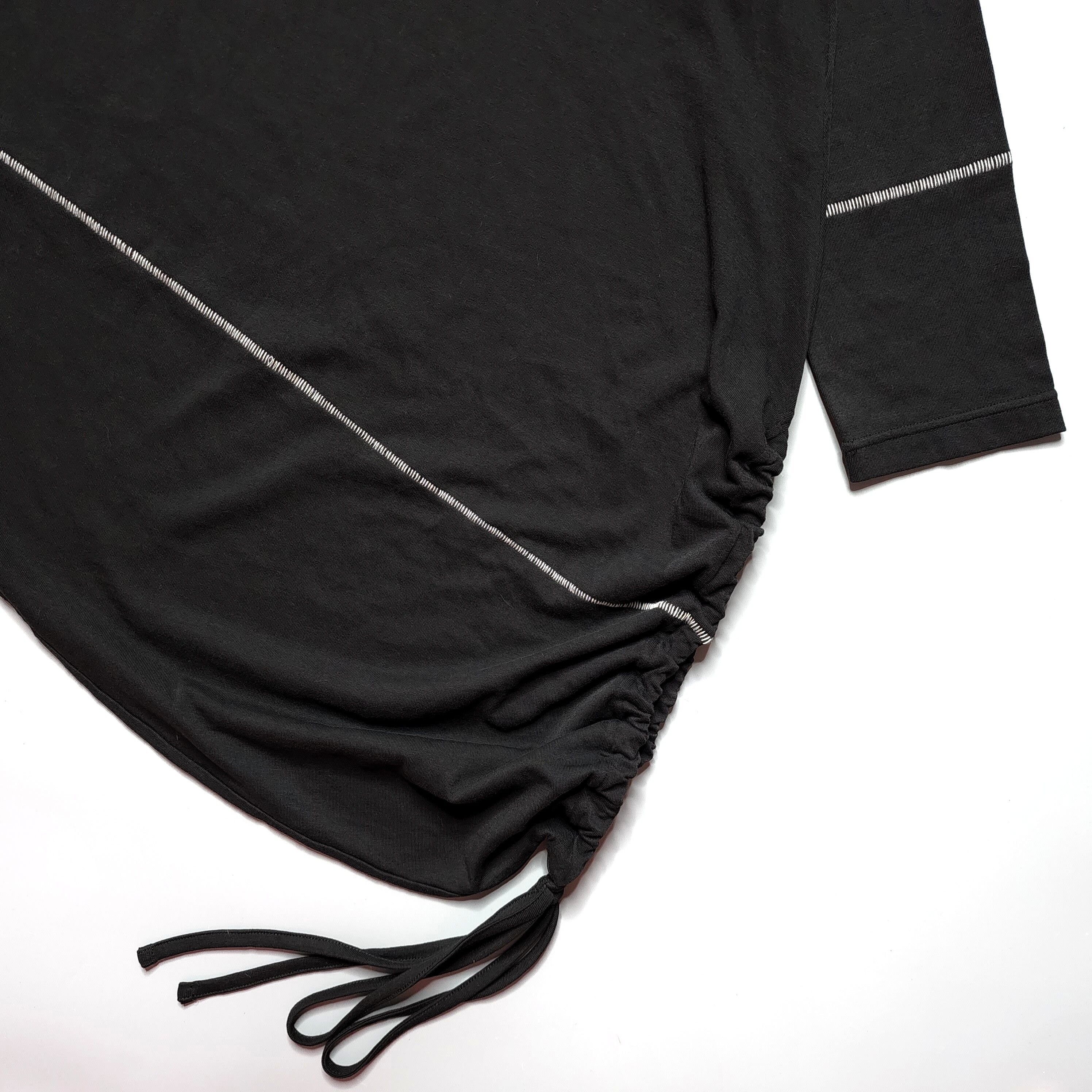 Yohji Yamamoto - Y's Side Drape Embroidery Shirt - 3