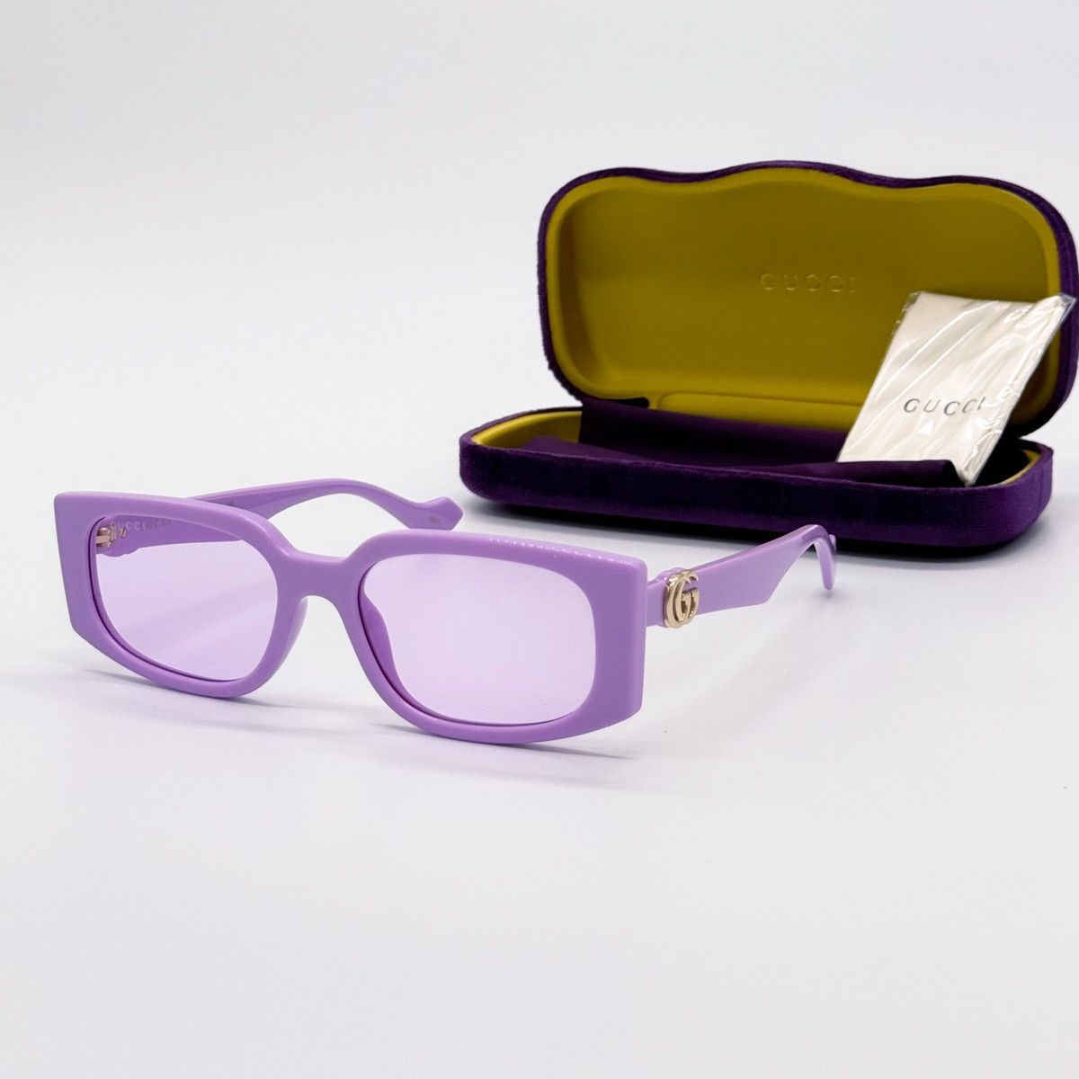 NEW GUCCI GG1534S 004 SQUARE PURPLE WOMEN SUNGLASSES GUCCI - 2