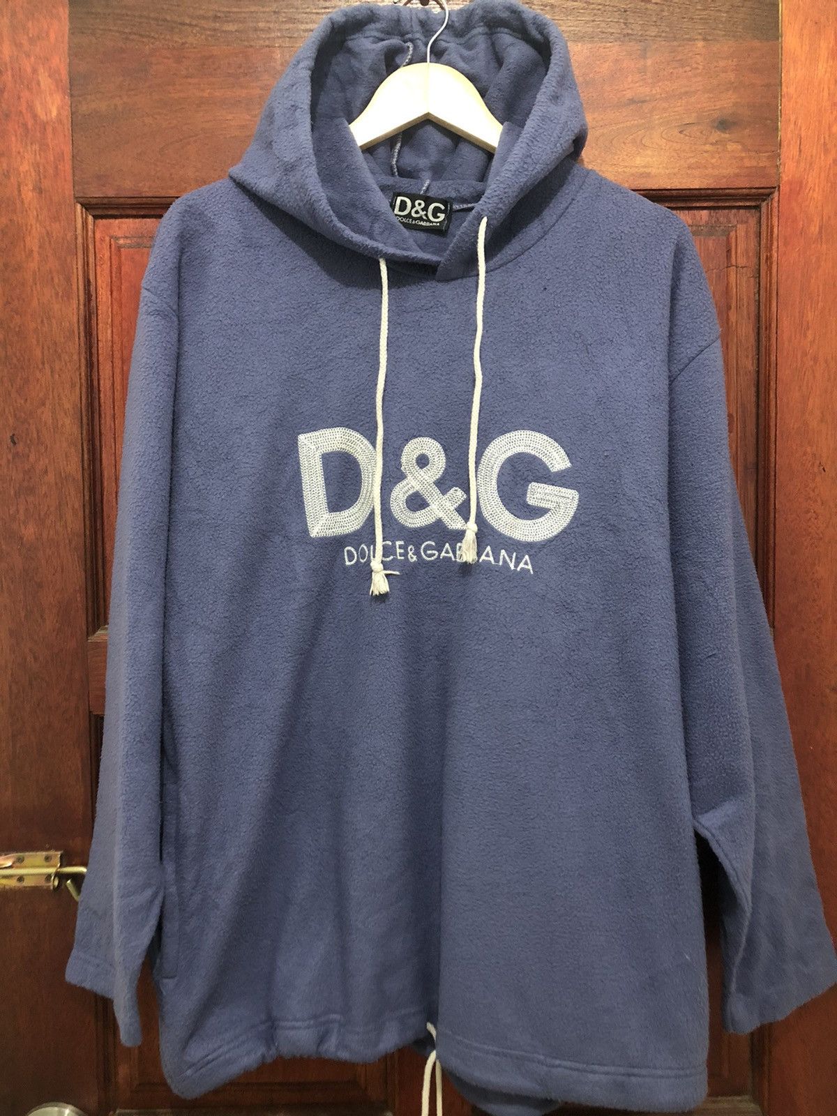 Dolce & Gabbana Embroidery Big logo Pullover Hoodie - 1