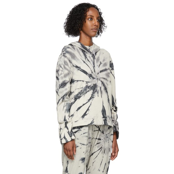 Raquel Allegra Tie-Dyed Gray & Navy Hoodie Size 0 - 2