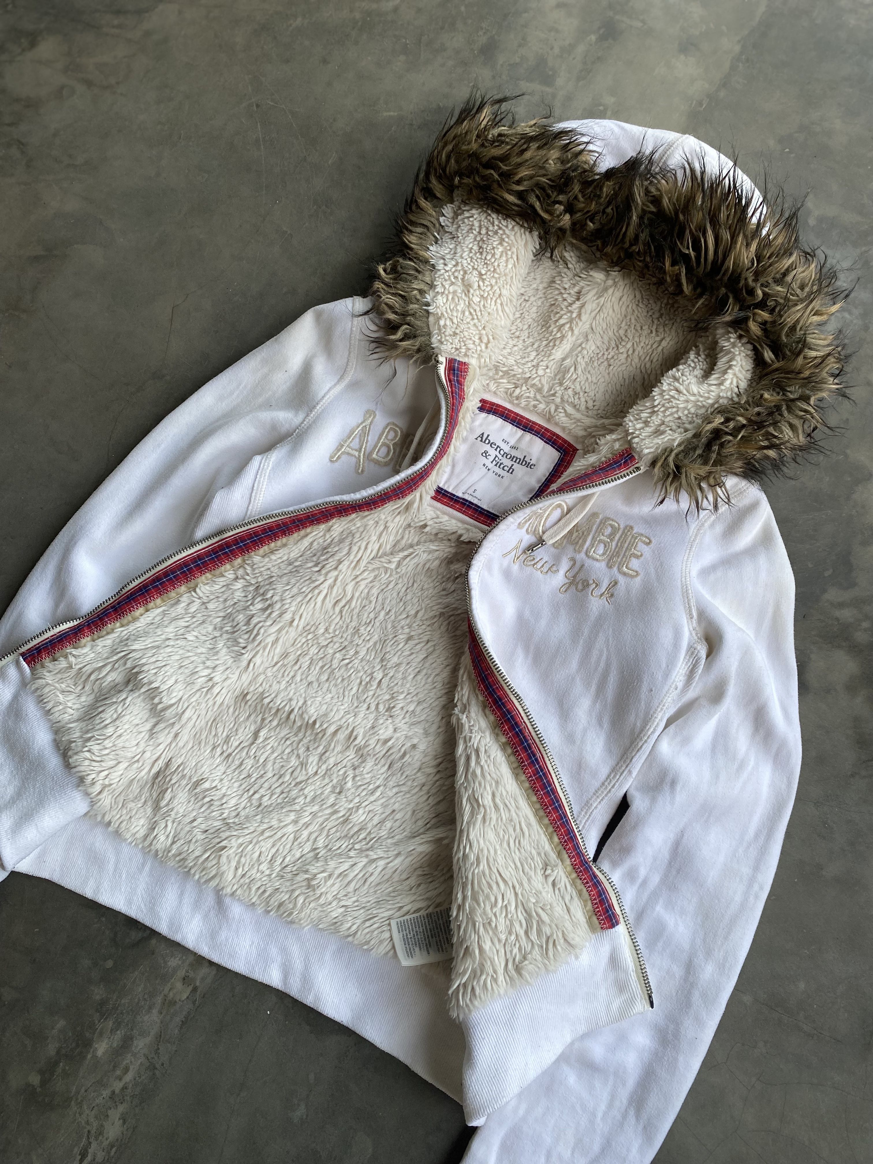 Other Designers Abercrombie & fitch fur hoodie if six was
