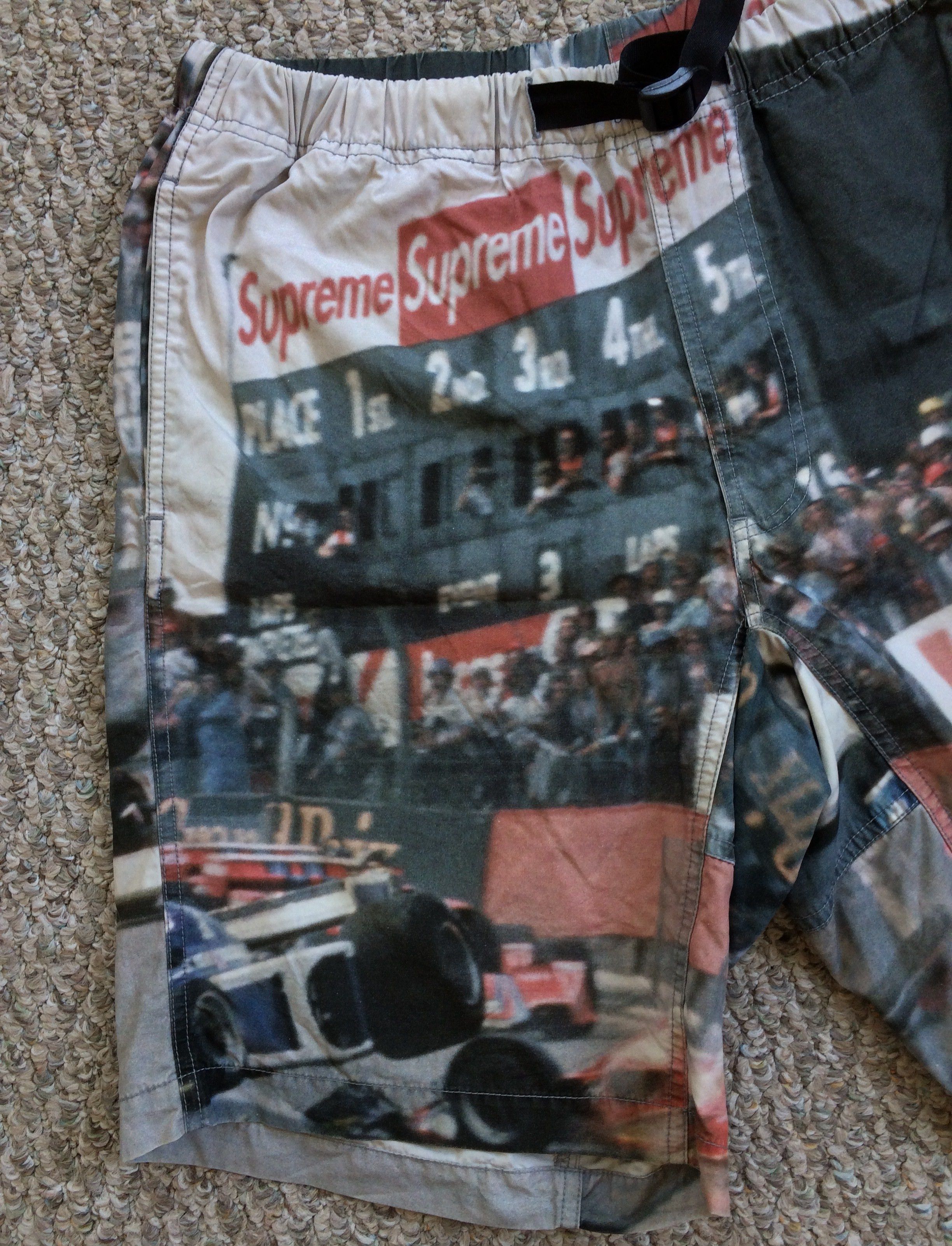 S/S 2019 Supreme Grand Prix Belted Shorts - 2