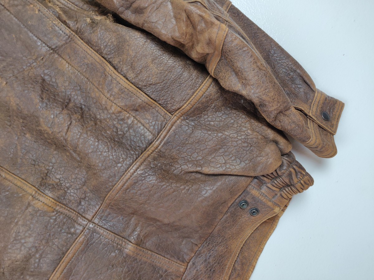 Leather Jacket - Wind Armor Sheep Skin Leather Heavy Jacket Outerwear - 12