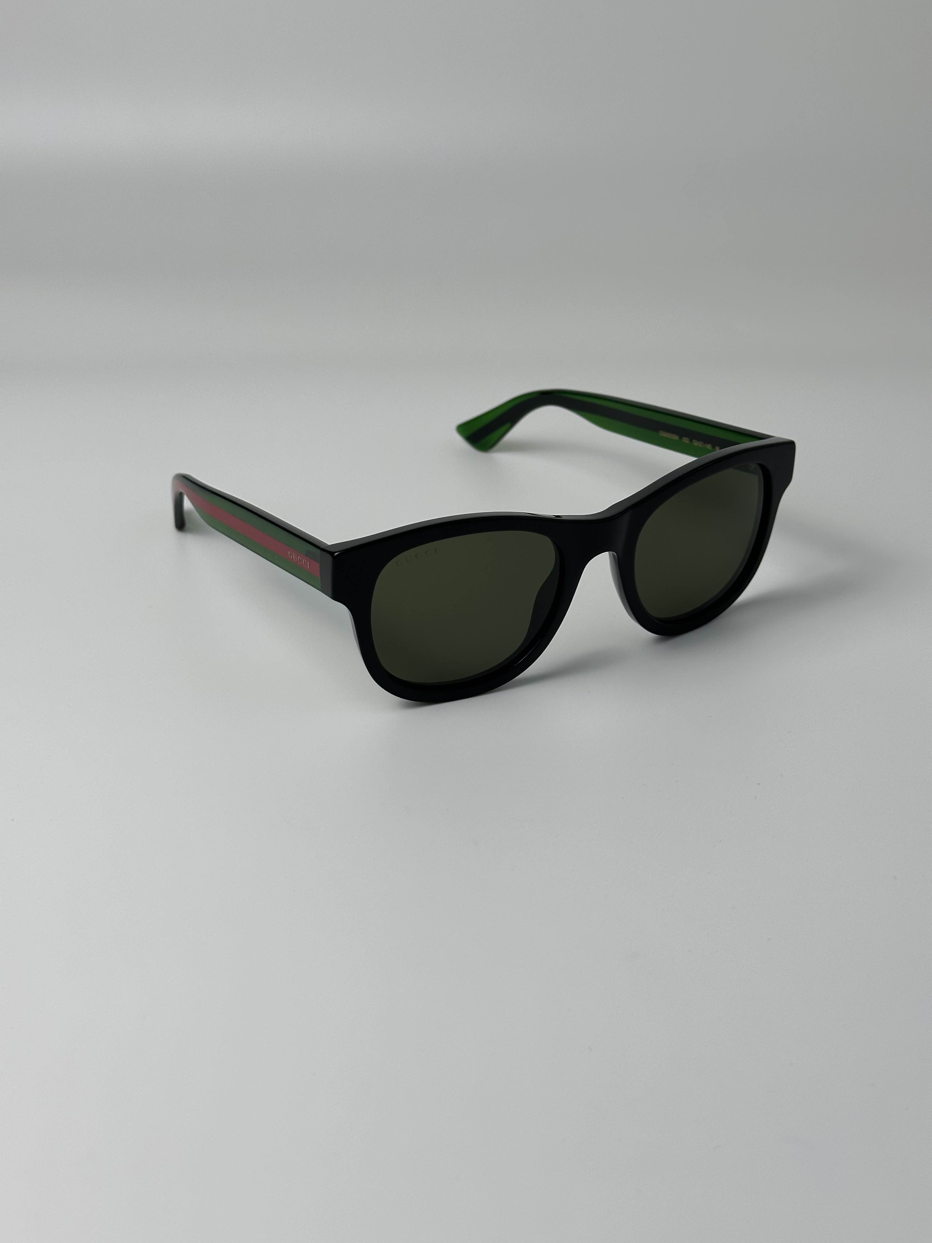 BRAND NEW GG0003SN 002 Black Green Men Sunglasses - 1