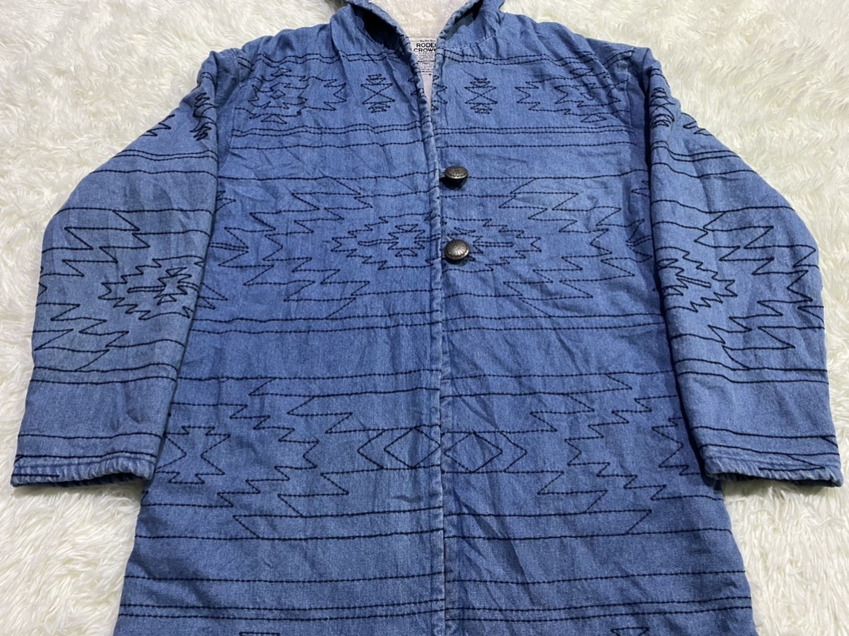 Rodeo - Rodeo Crowns Sashiko Stitching Patterns Fleece Lined Jacket - 6