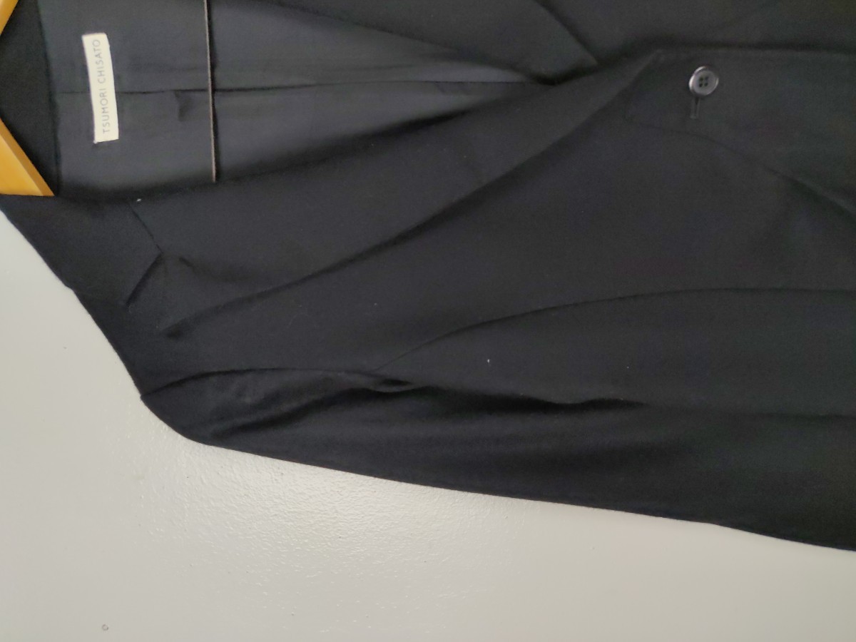 Black - One Button Butterfly Jacket Femme - 4