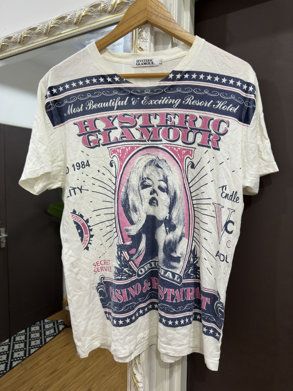 Hysteric Glamour Secret Service Girl Full Print Tshirt - 11