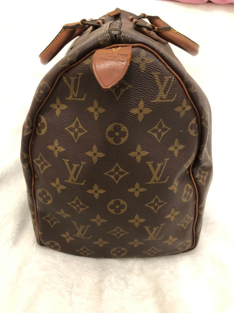 Authentic Vintage Louis Vuitton Monogram Speedy 40 Handbag - 16