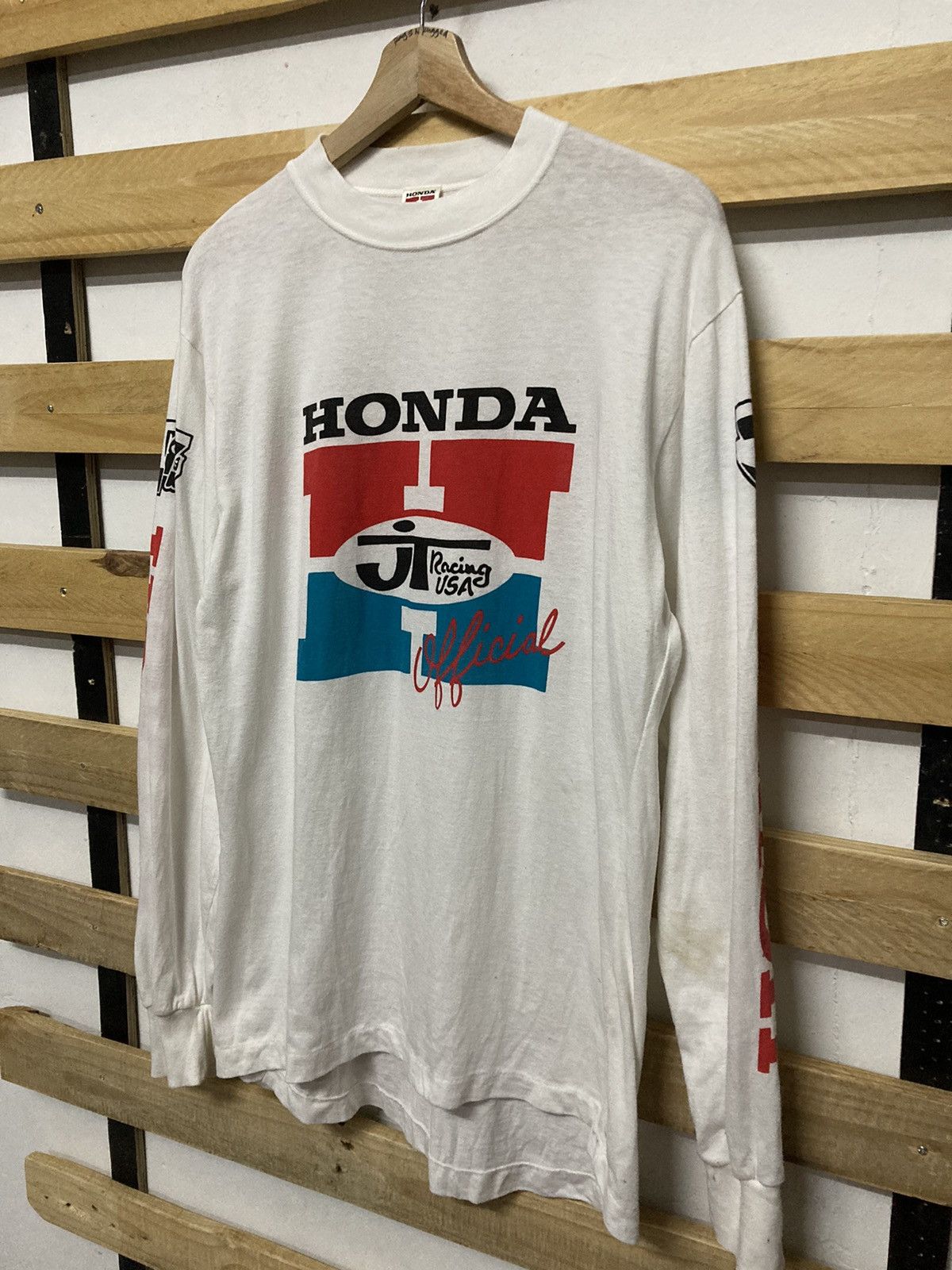 Vintage Honda JT Racing USA Taichi Inc Long Sleeve Tshirt - 2