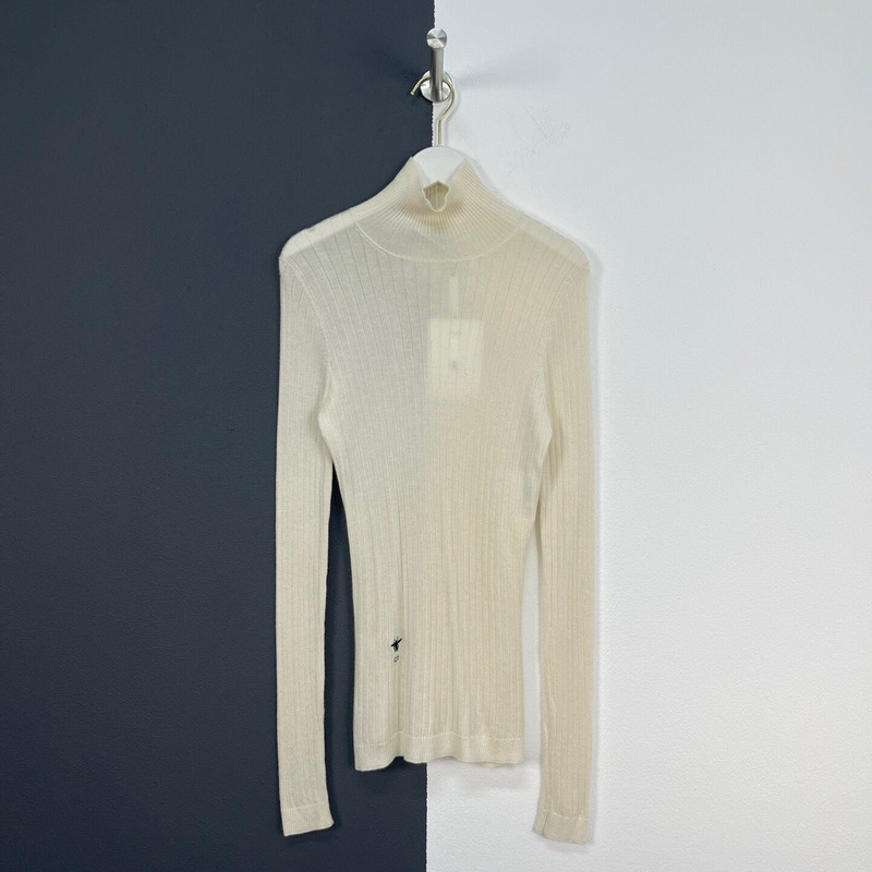 Dior Embroidered Little Bee Turtleneck Sweater - 1