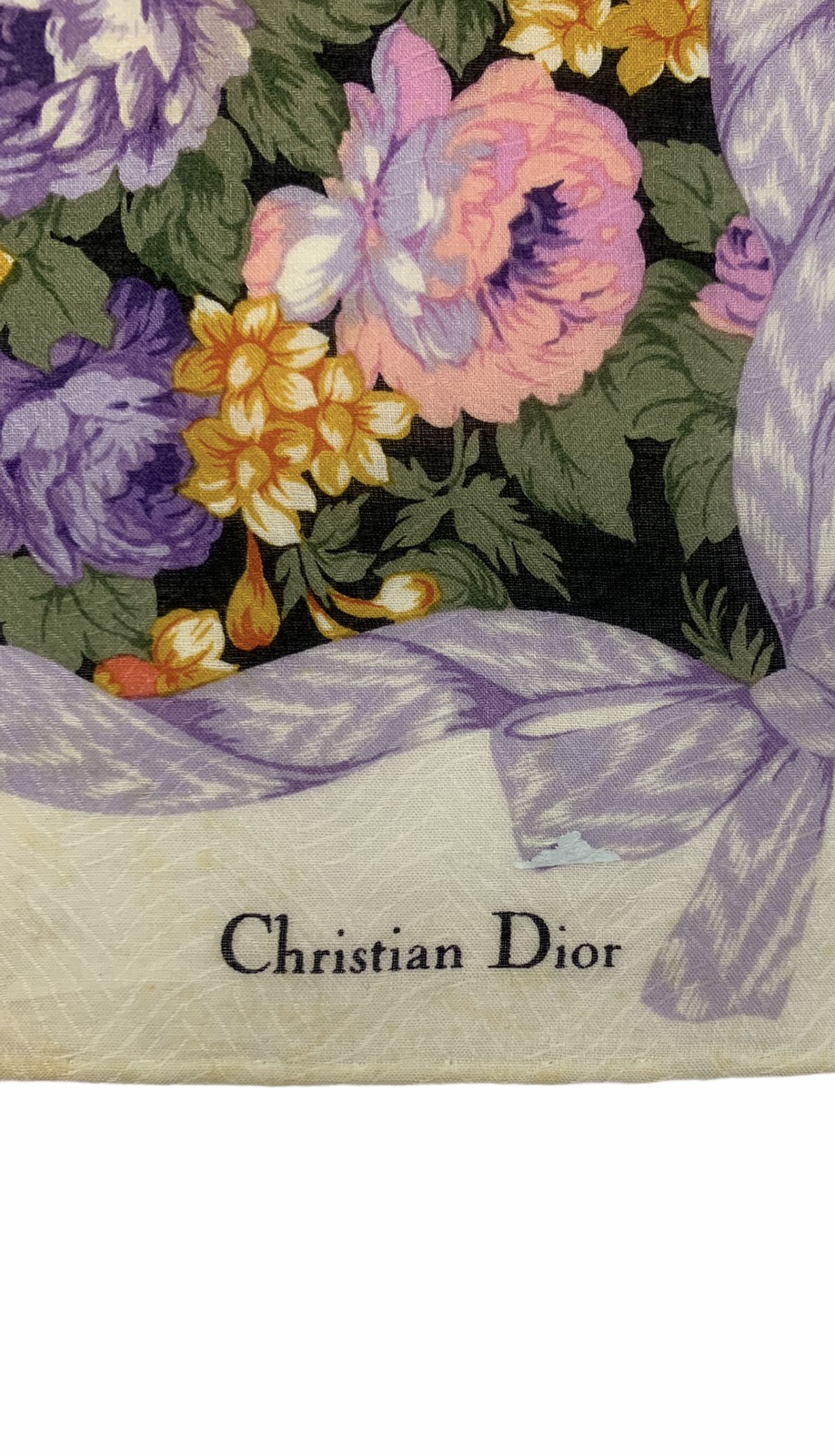 Vintage - Christian Dior Handkerchief Bandana Neckerchief / turban - 2