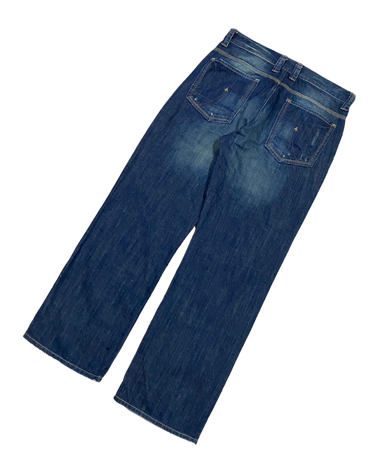 Vtg🔥Nigel Carbourn Utility Dark Blue Wash Jeans - 15