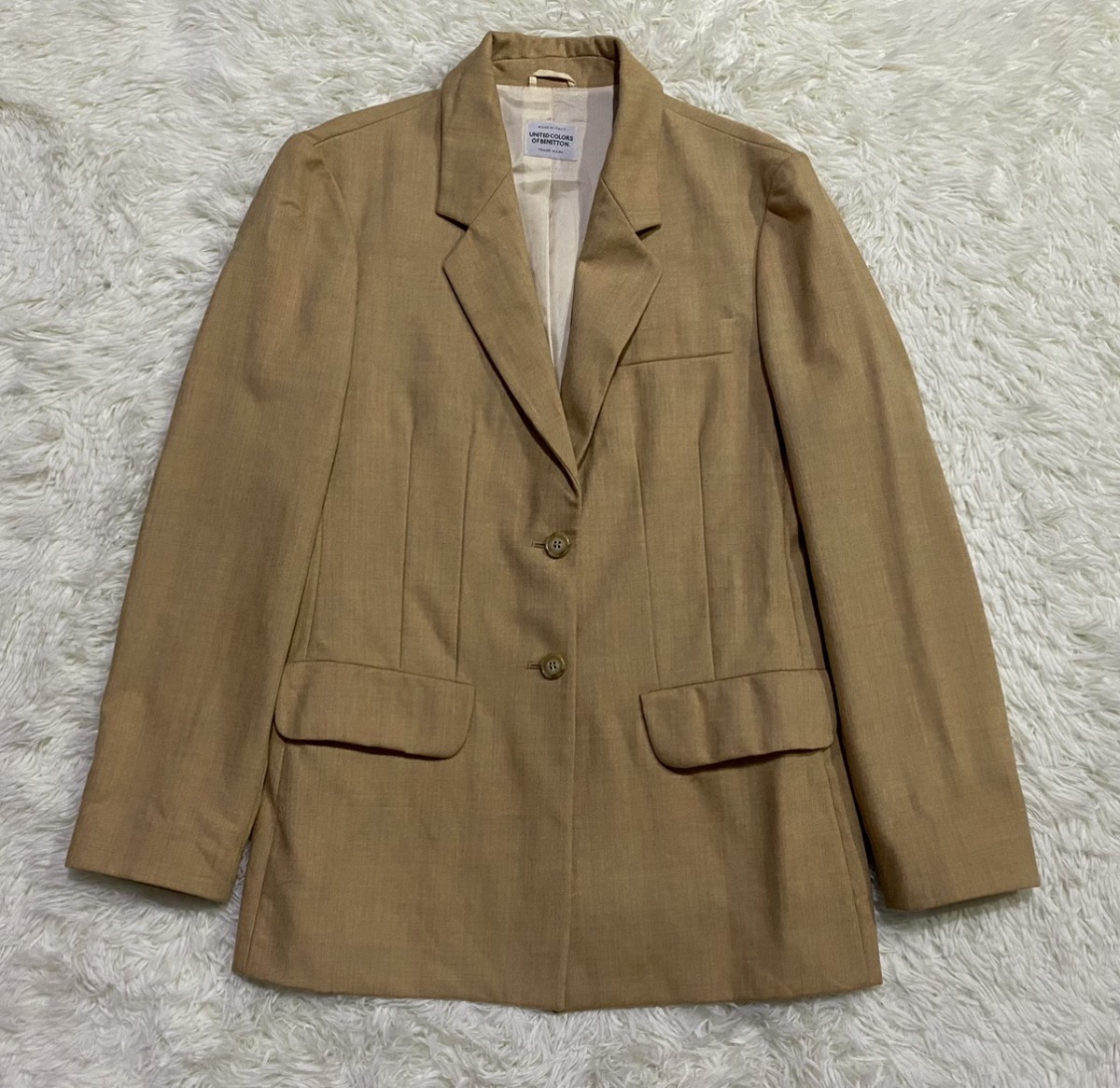 United Colors Of Benetton - United Colors of Benetton Blazer Coat Jacket Made in Italy - 1
