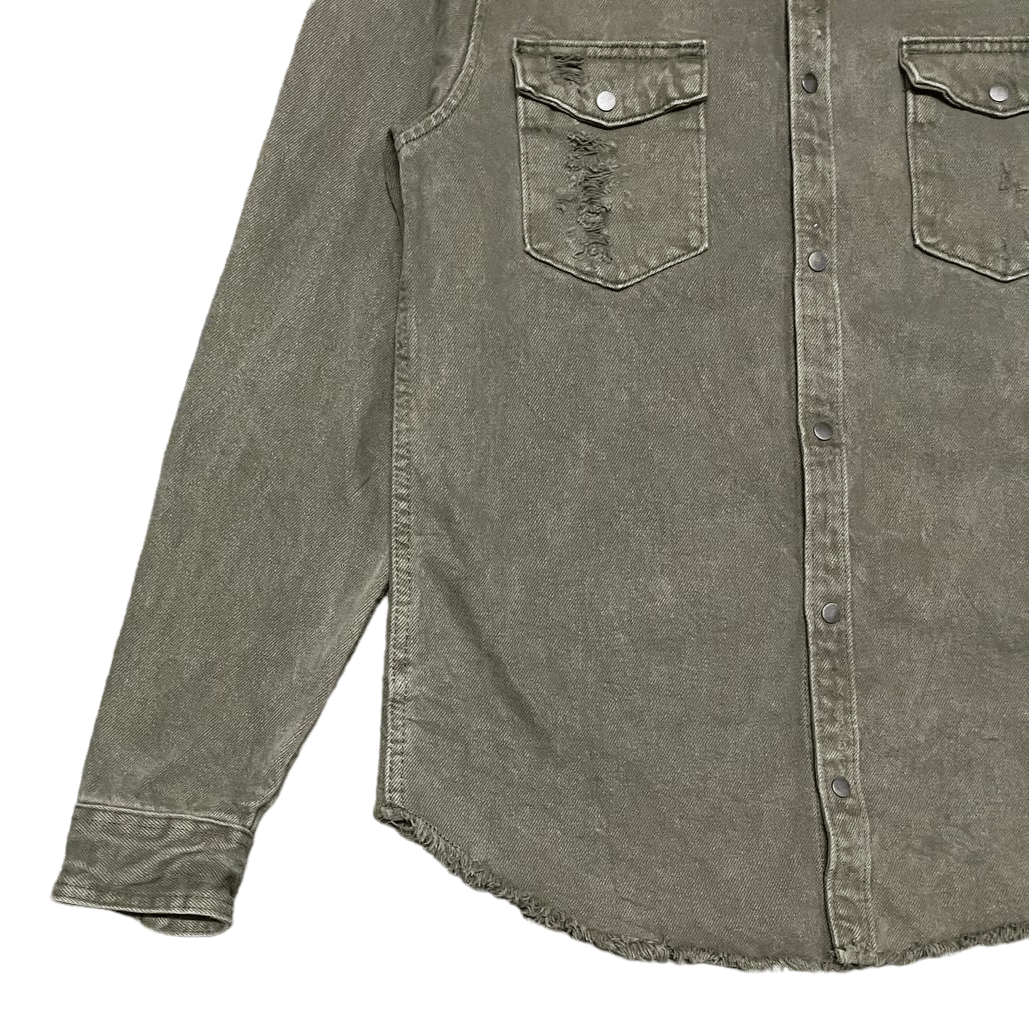 Vintage Zara Men Relaxing Fit Trashed Inspired Undercover - 3