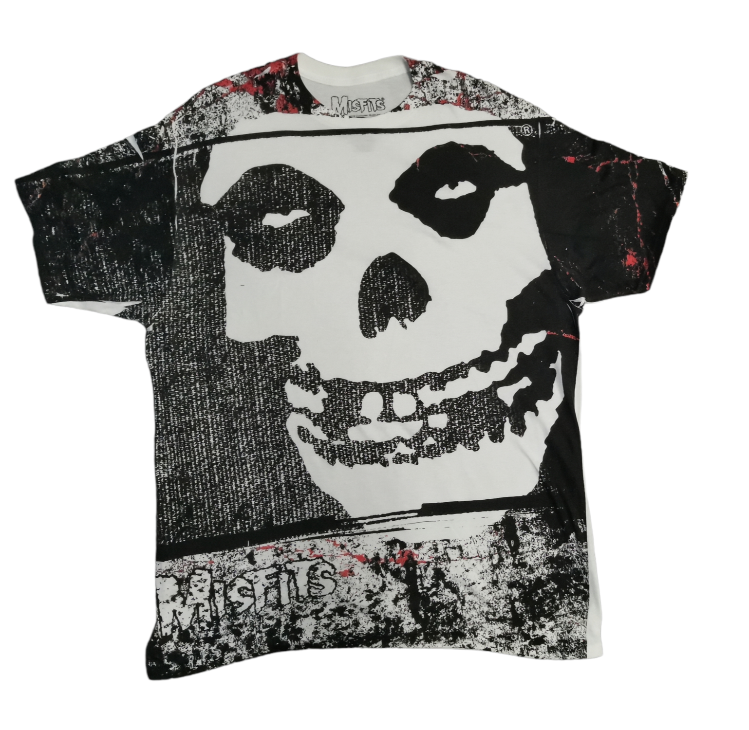 Skulls - Misfits Punk Rock OverPrint Tee Nofx Rancid Deftones Metal - 1