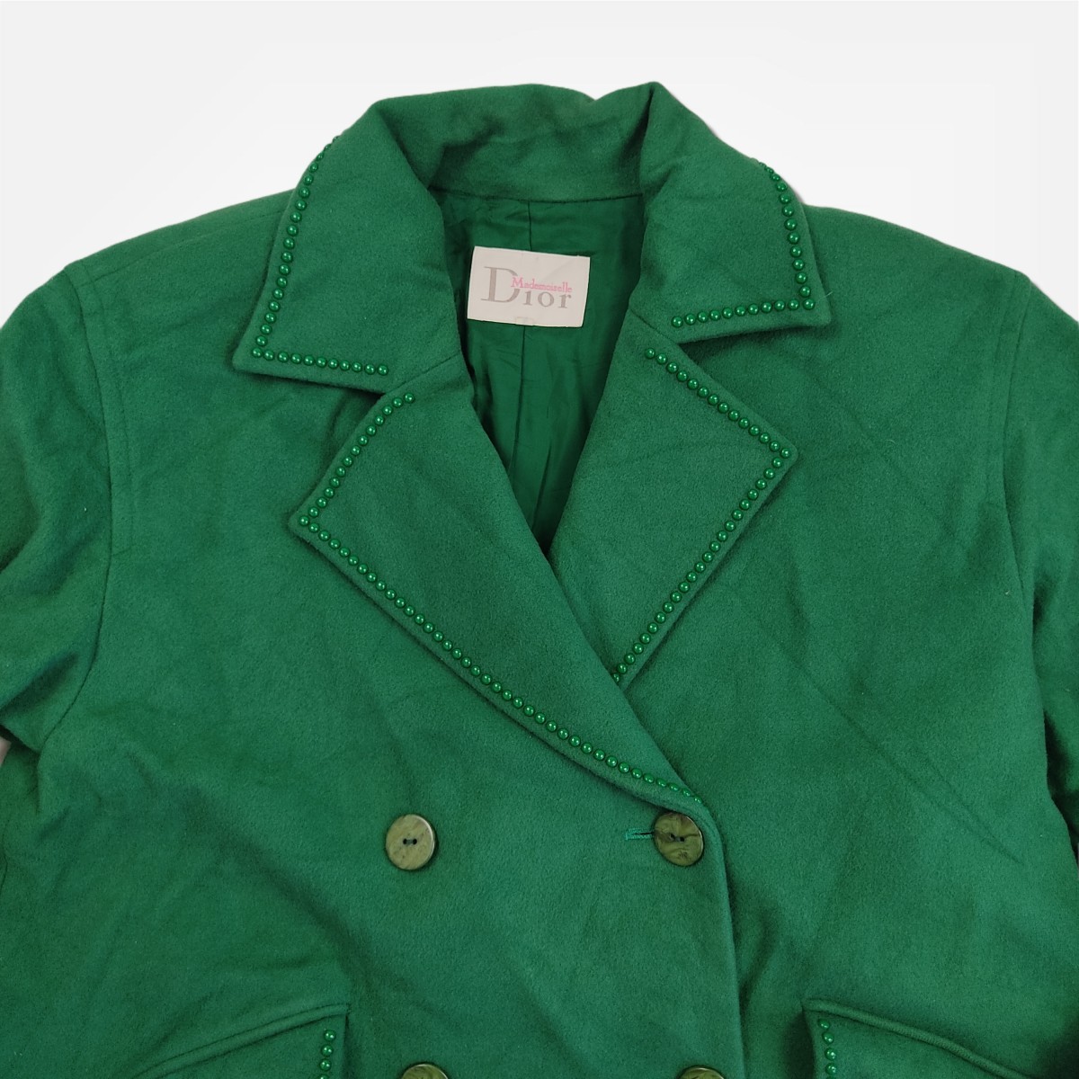 Christian Dior Monsieur - Christian Dior Mademoiselle Double Breasted Coat Jacket - 3