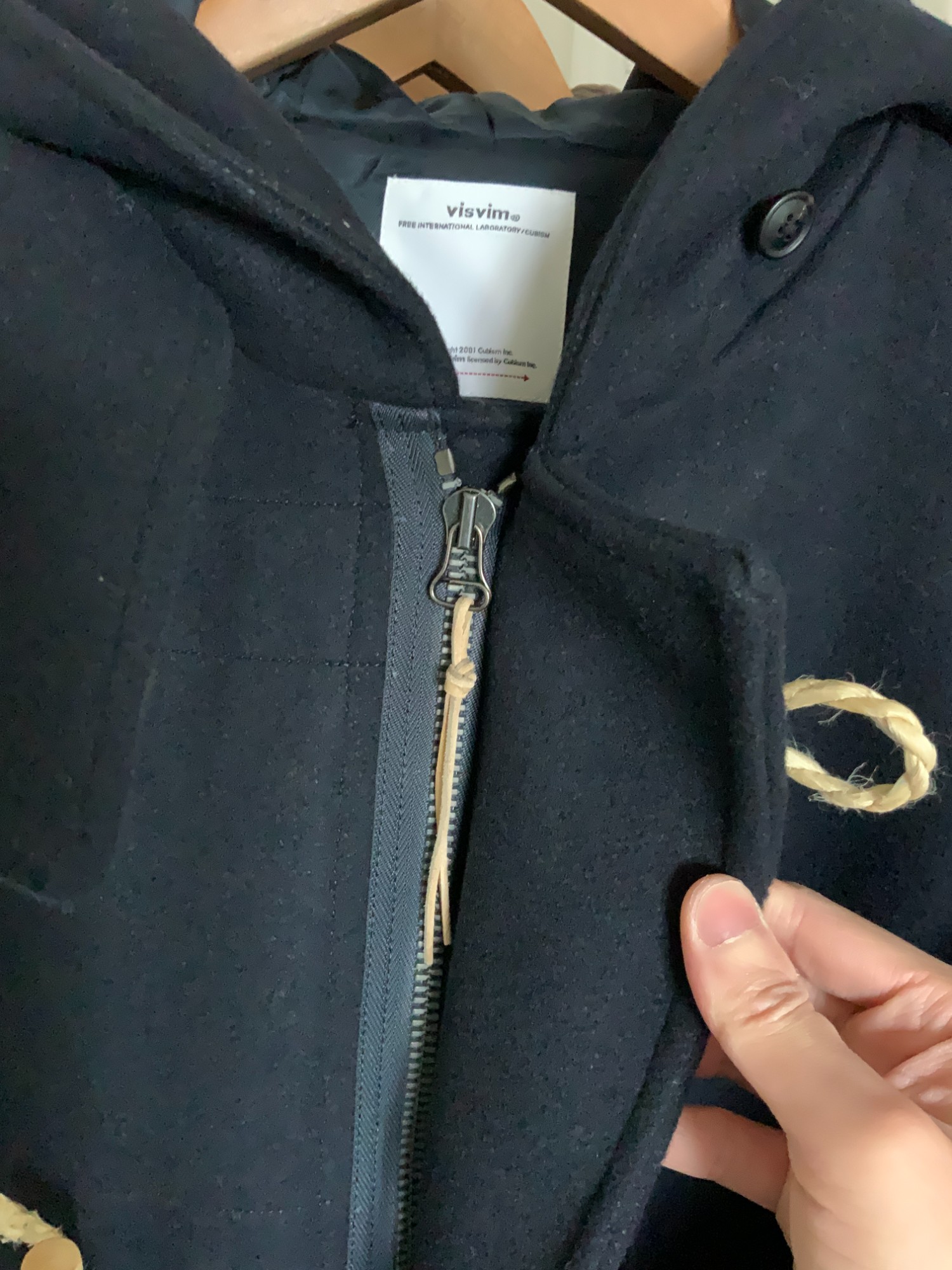 visvim Visvim FW21AW Miller Convoy Duffle Coat (Melton) Navy ...