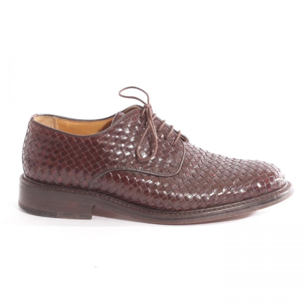 Massimo Dutti - RARE brown braided leather shoes - 1