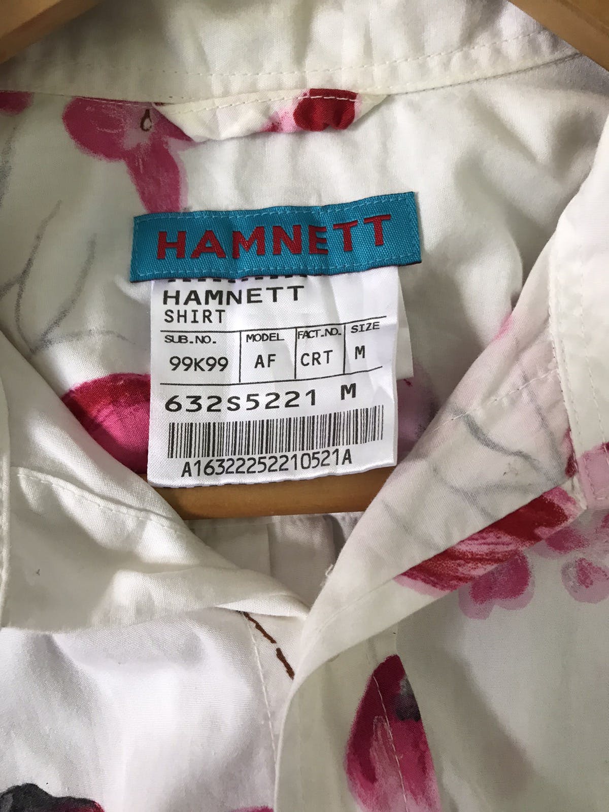 Katharine Hamnett London - Vintage pink flower button up From Hamnet - 10