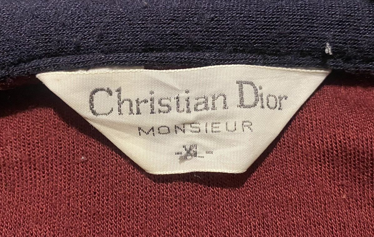 Christian Dior Monsieur Full Zip Jacket Vintage Rare Men XL - 9