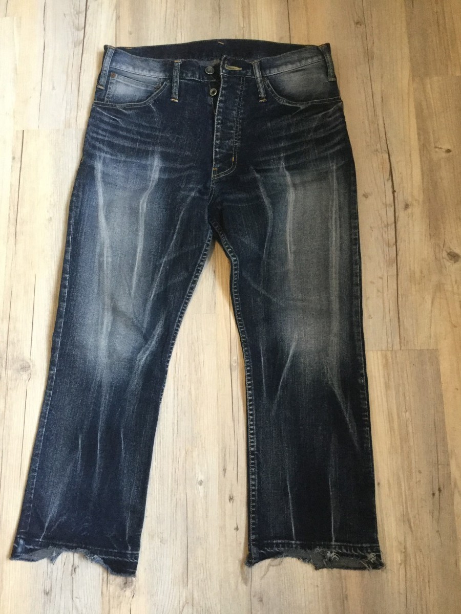 If Six Was Nine - Cropped washed jeans.Like Vetements or Rick Owens - 2