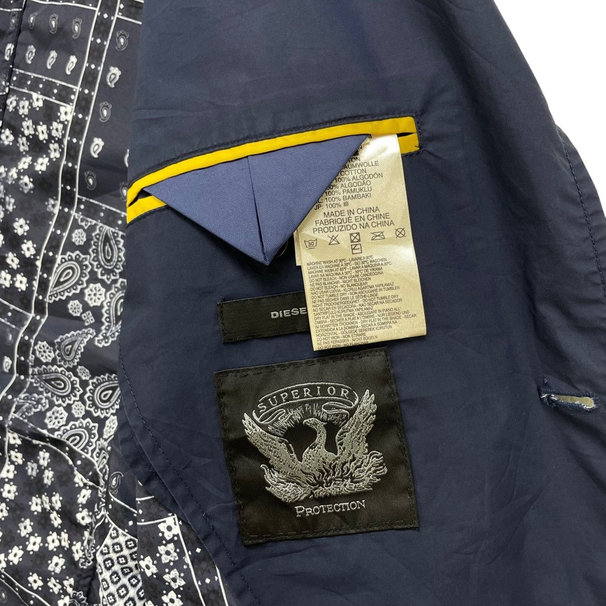 Awesome Diesel Casual Paisley Lining Jacket - 4