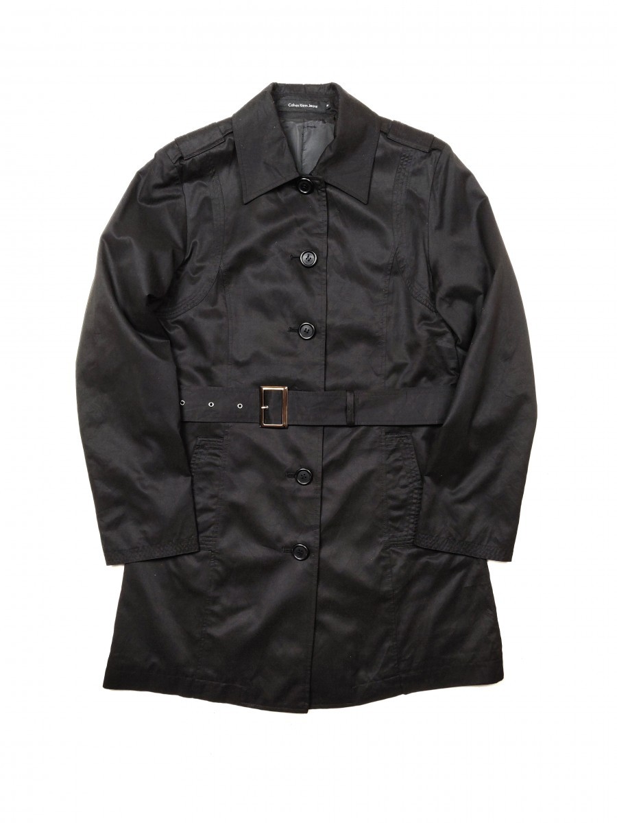 Calvin Klein - Jeans Trench Coat Raincoat Long Jacket Femme - 1