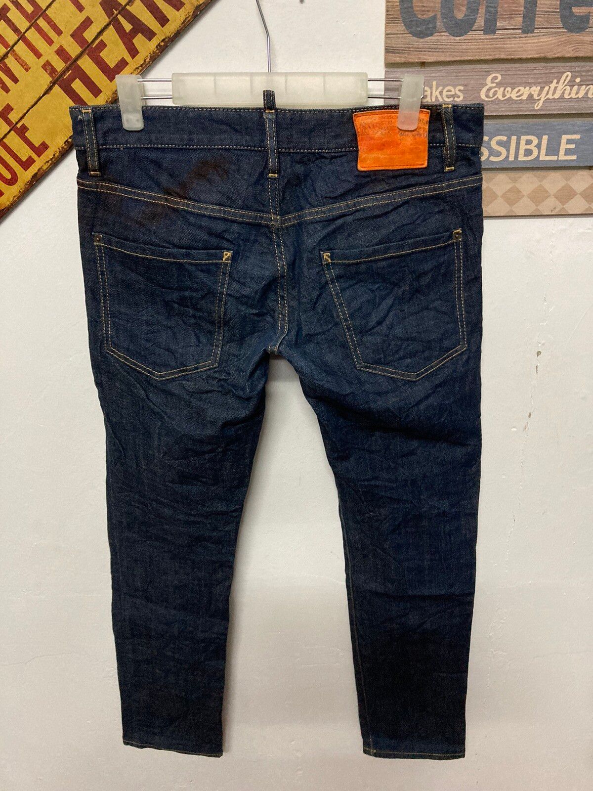 Dsquared2 Straight Cut Denim Jeans - 5