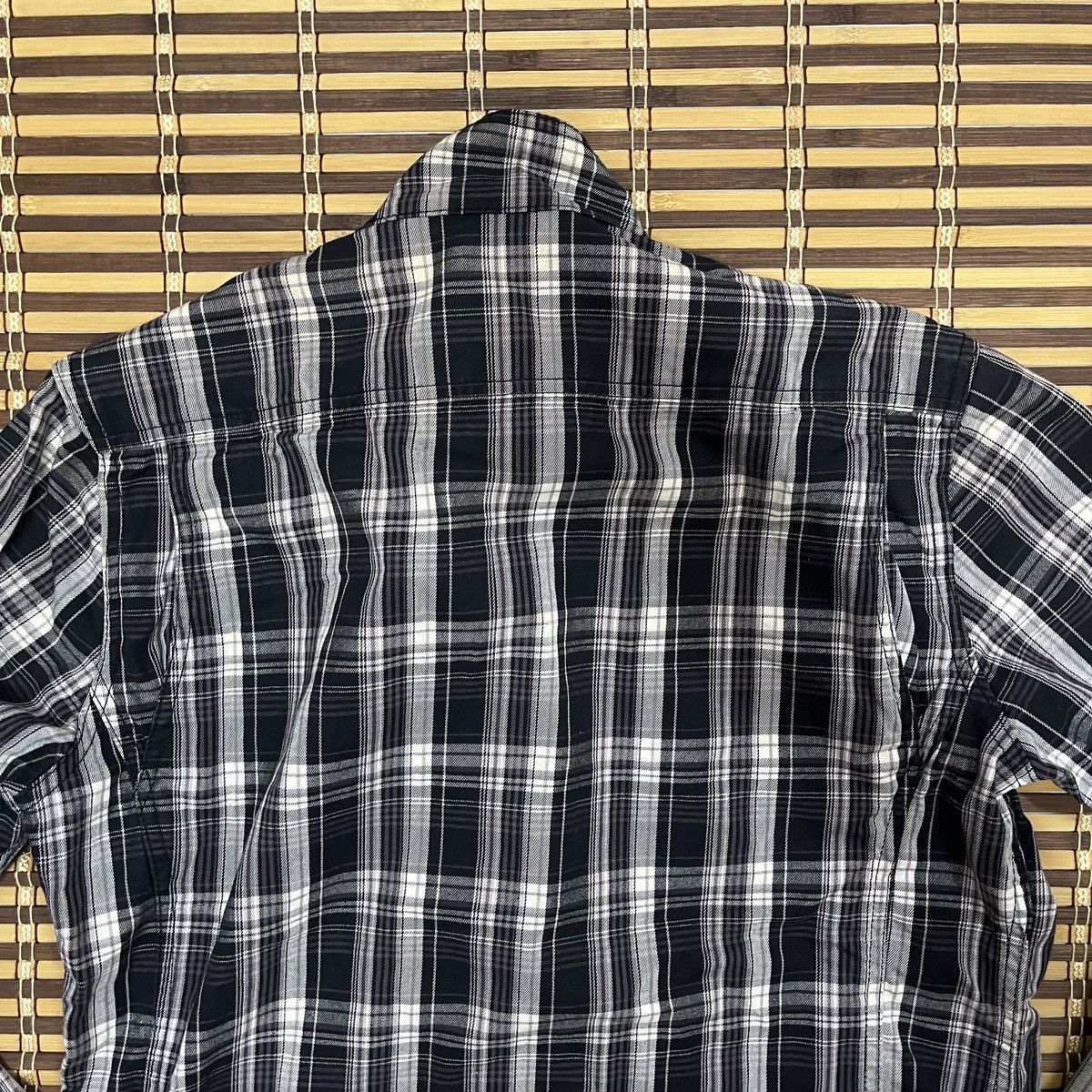 Vintage - Male & Co Slim Fit Flannel Matsuda Shirt Zipper - 22