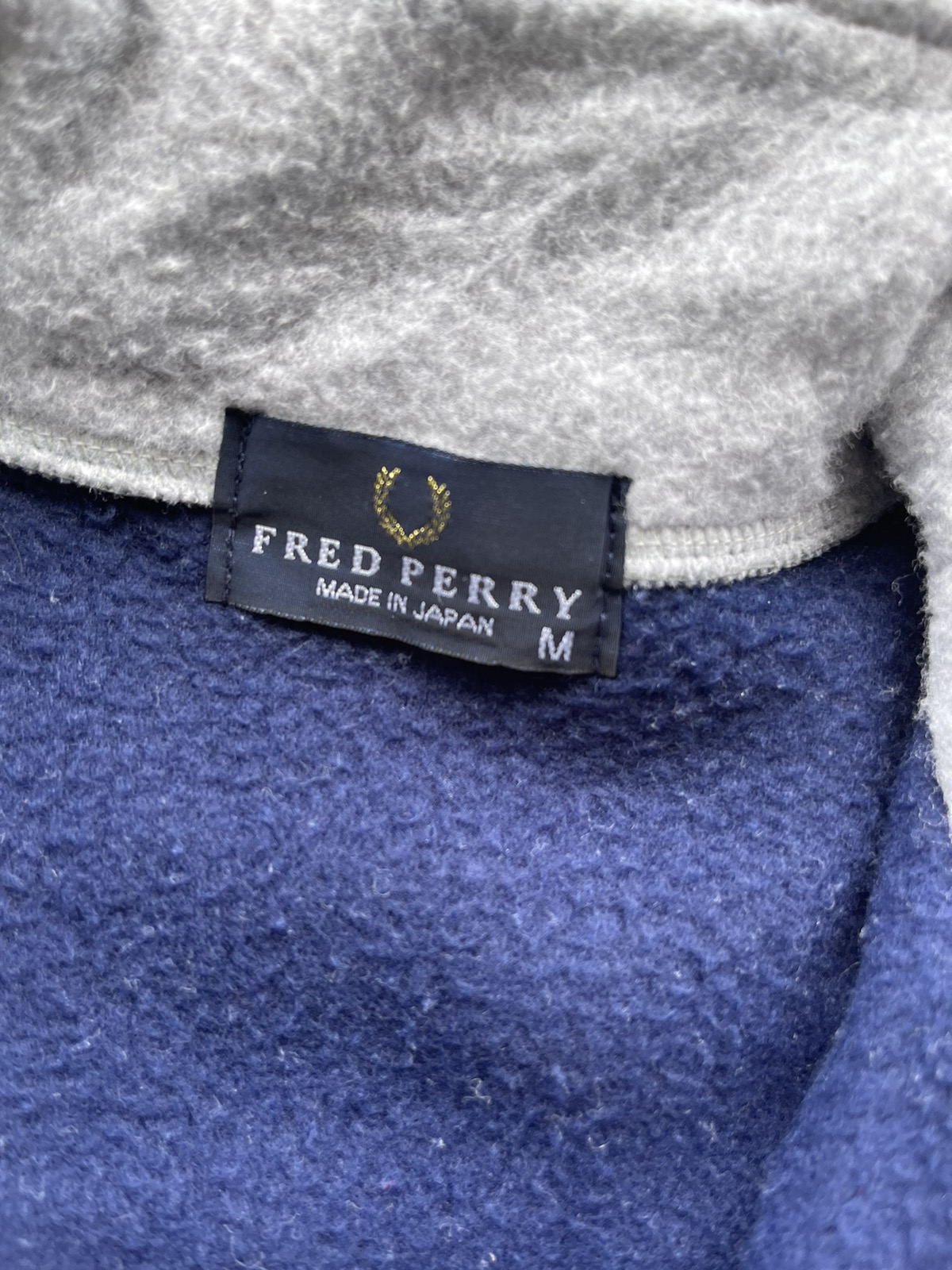 Fred Perry Chest Spell Out Half zipper pullover - 8