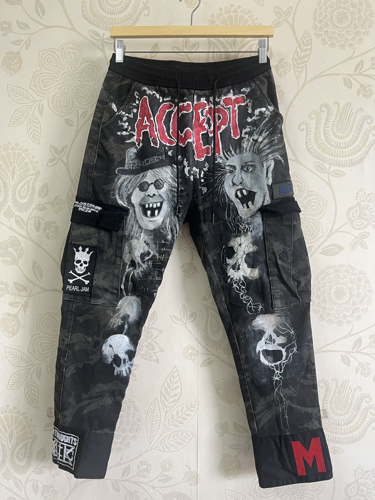If Six Was Nine - Heavy Metal Accept Arts Custom Drawstring Pants - 1