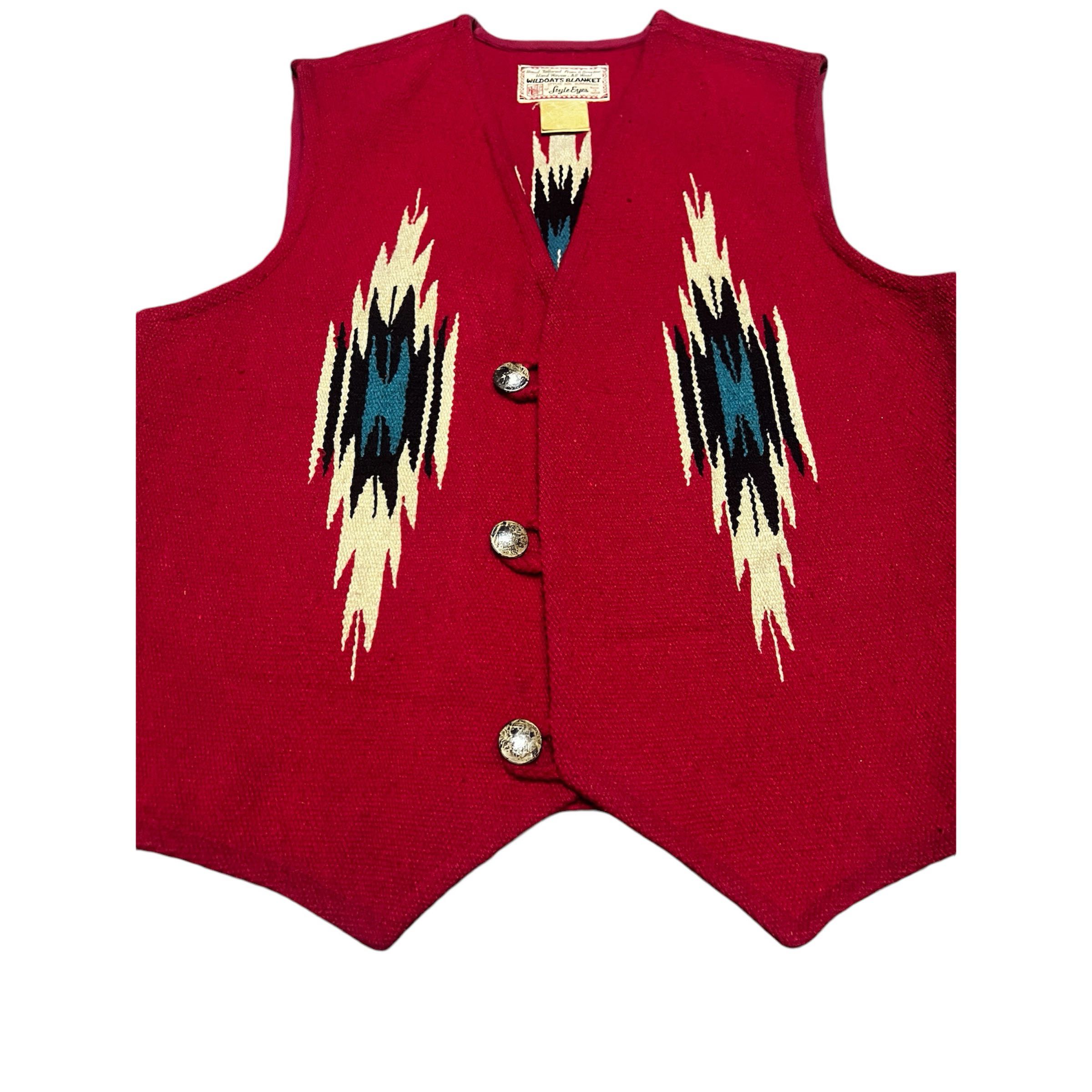 STYLE EYES CHIMAYO NAVAJO VEST BY TOYO ENTERPRISE RARE - 2