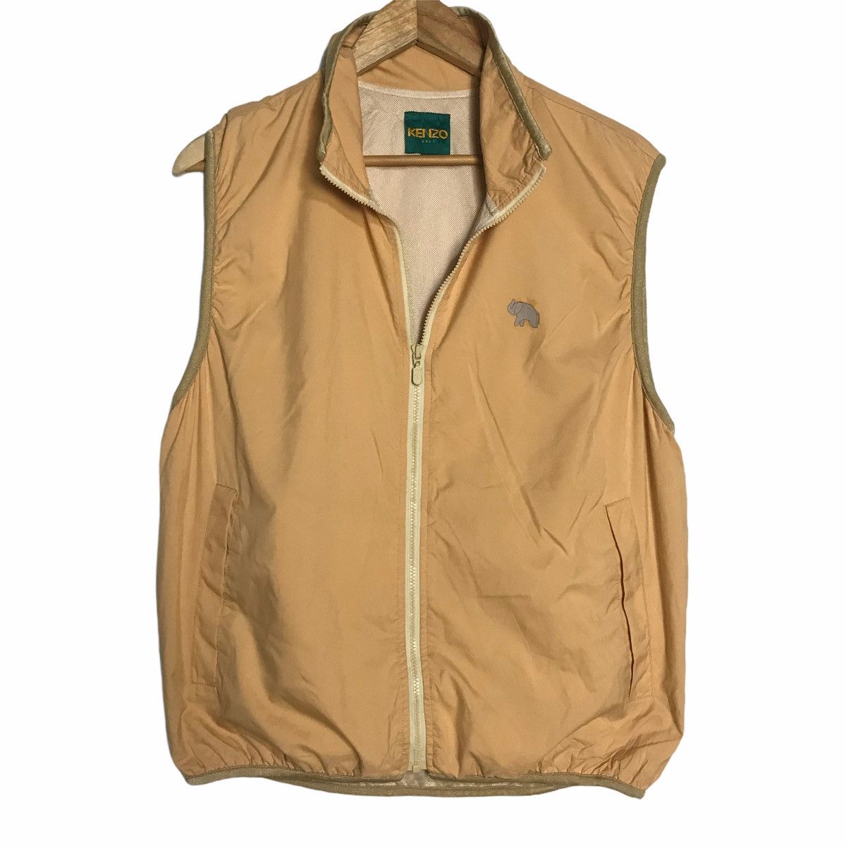 Kenzo golf nylon vest jacket medium size - 1