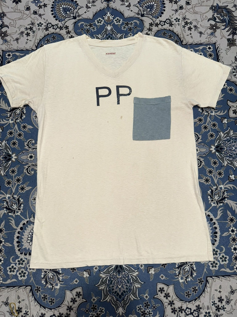 Kapital Kountry Single Pocket PP T shirt - 1