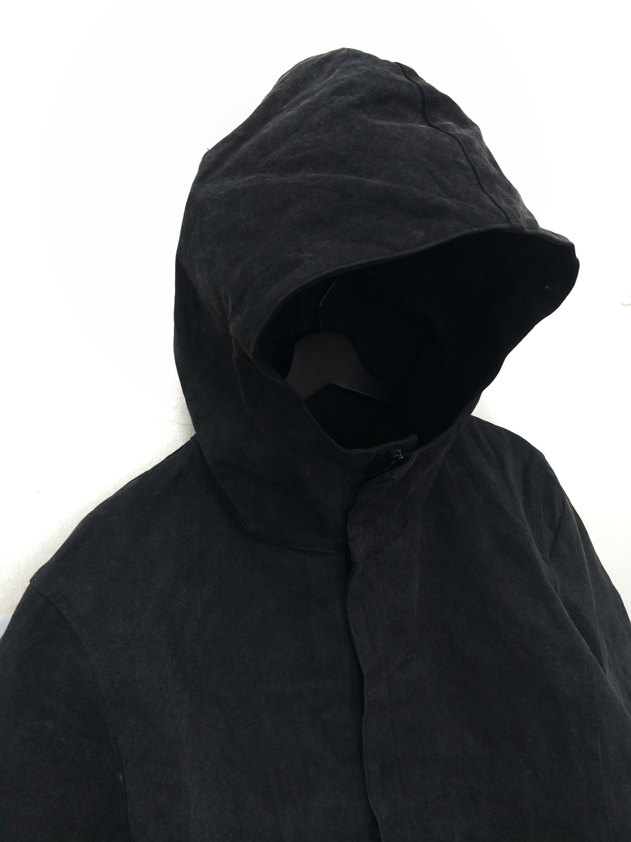 Attachment by Kayuzuki Kumagai Hard Cotton Parka Dark Gray - 5