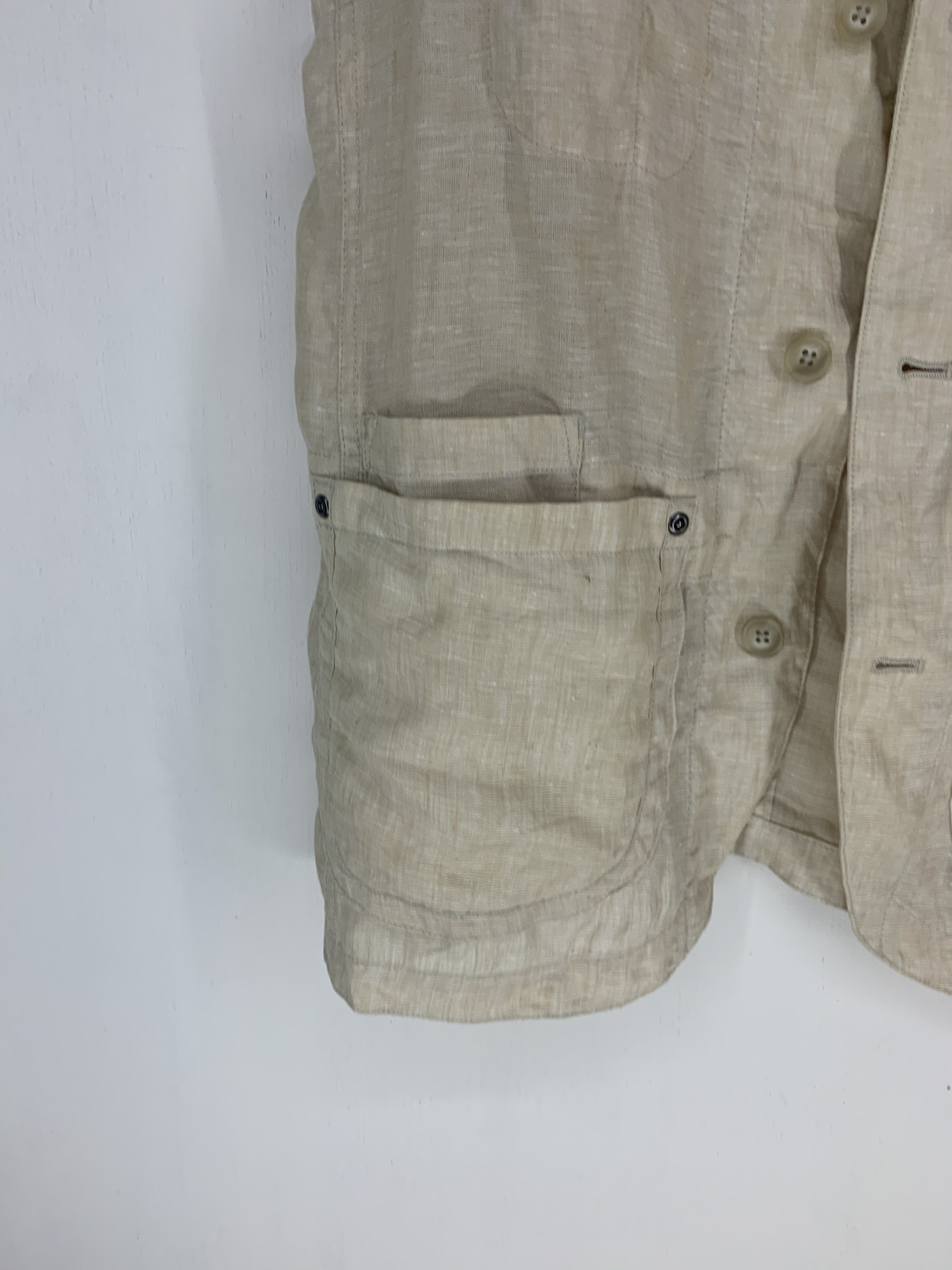 Vintage - Vintage Japanese Field Comfort Hemp Vest - 9