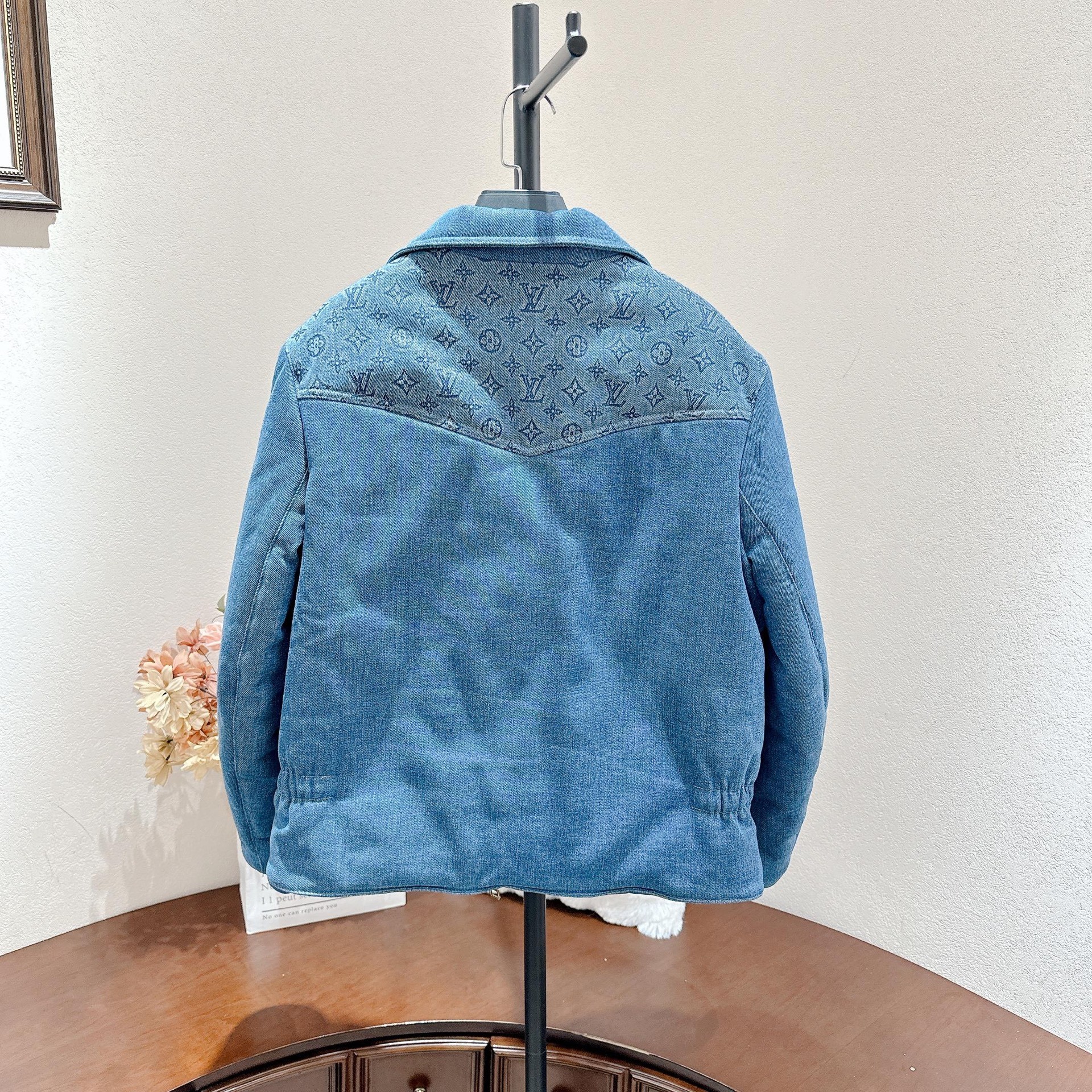 Louis Vuitton denim big pockets full logo denim cotton jacket - 2