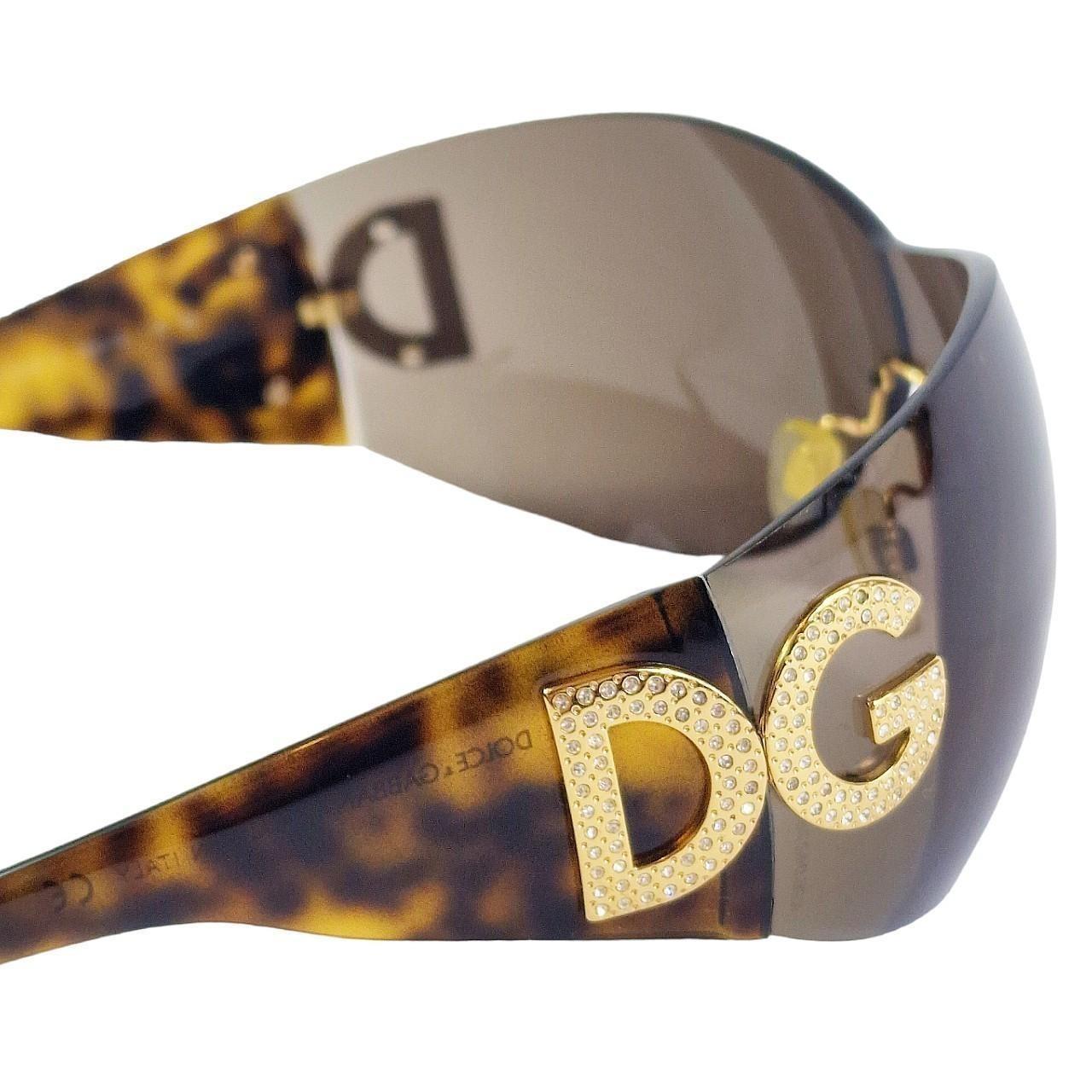 Dolce & Gabbana Men's Brown and Gold Sunglasses - 3