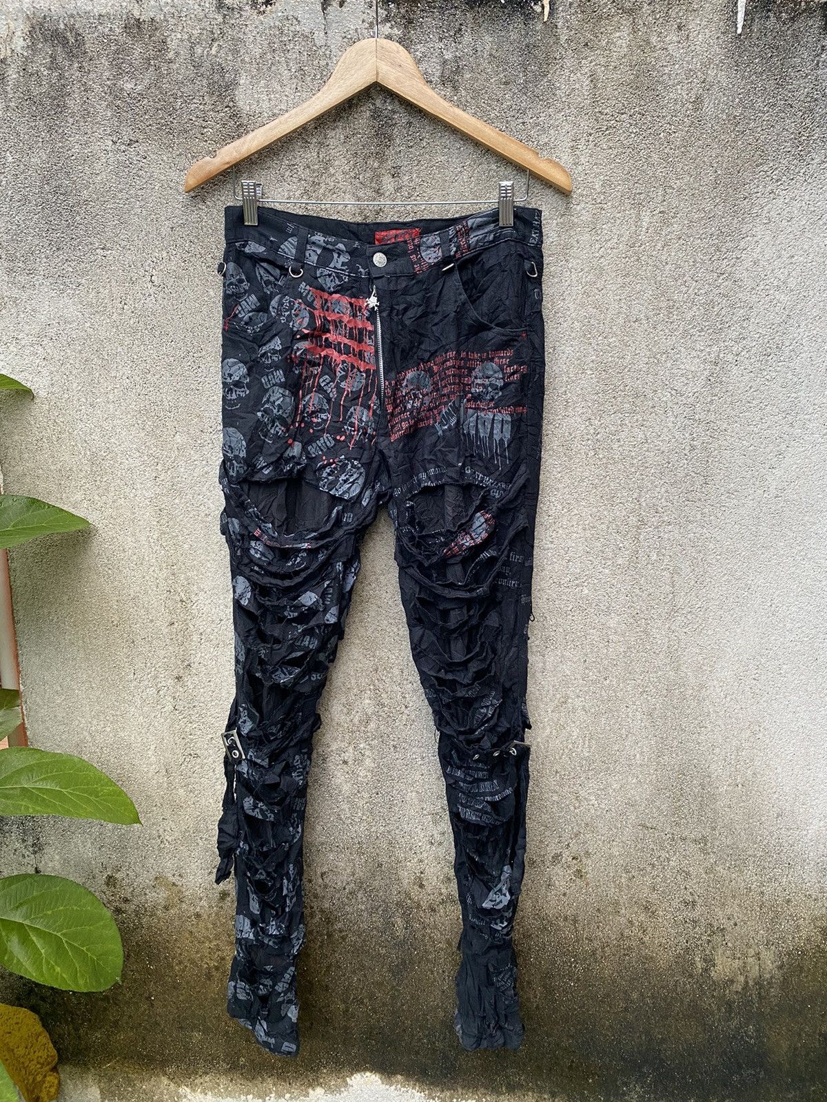 Japanese Brand - 🔥 FLARE Mad Punk Seditionaries Bondage Pants - 1