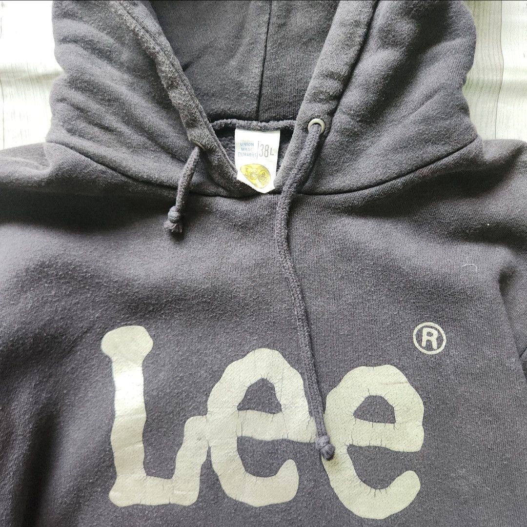 Vintage 1980s Lee USA Sweatshirts Hoodie - 8