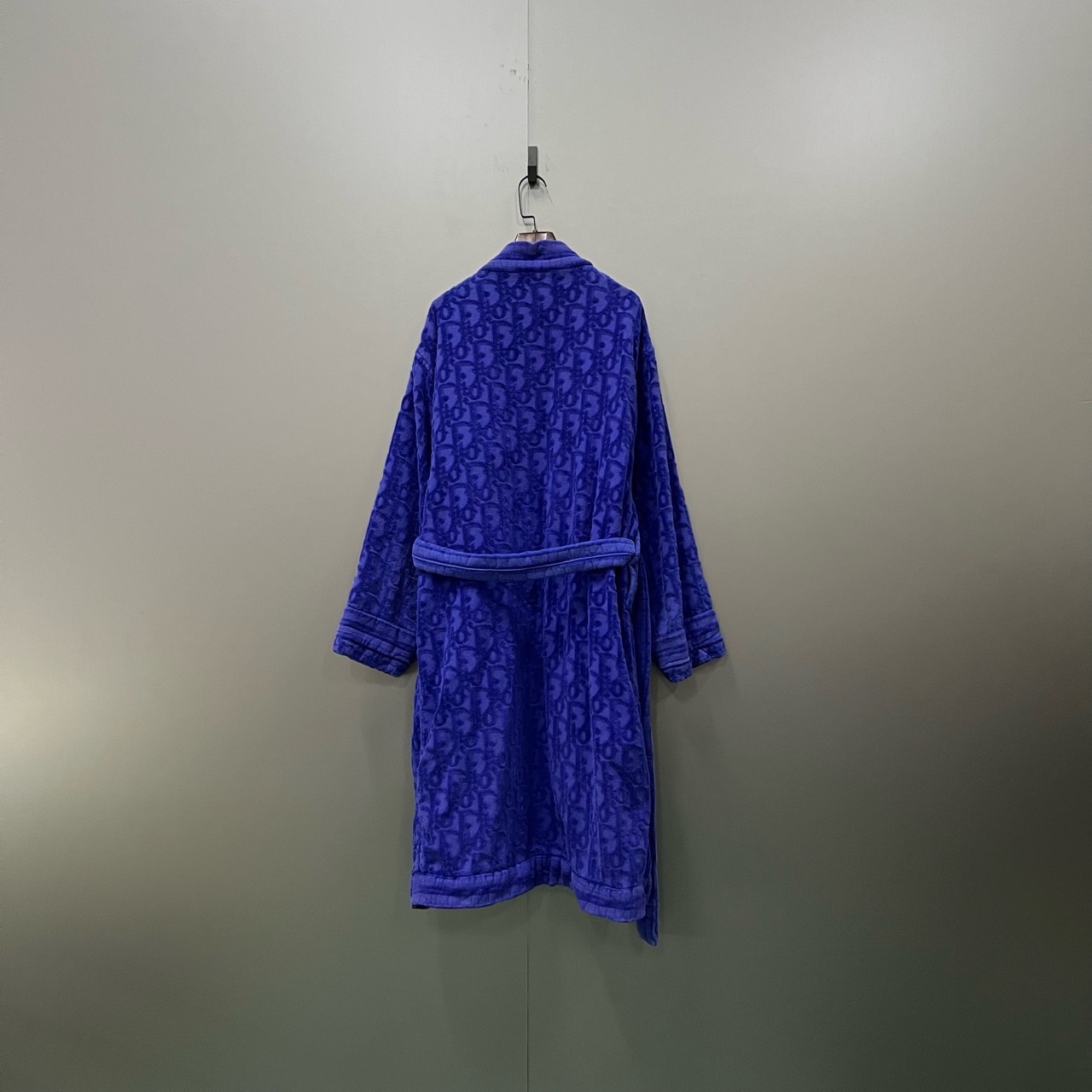 Dior all-over logo lace-up bathrobe - 2