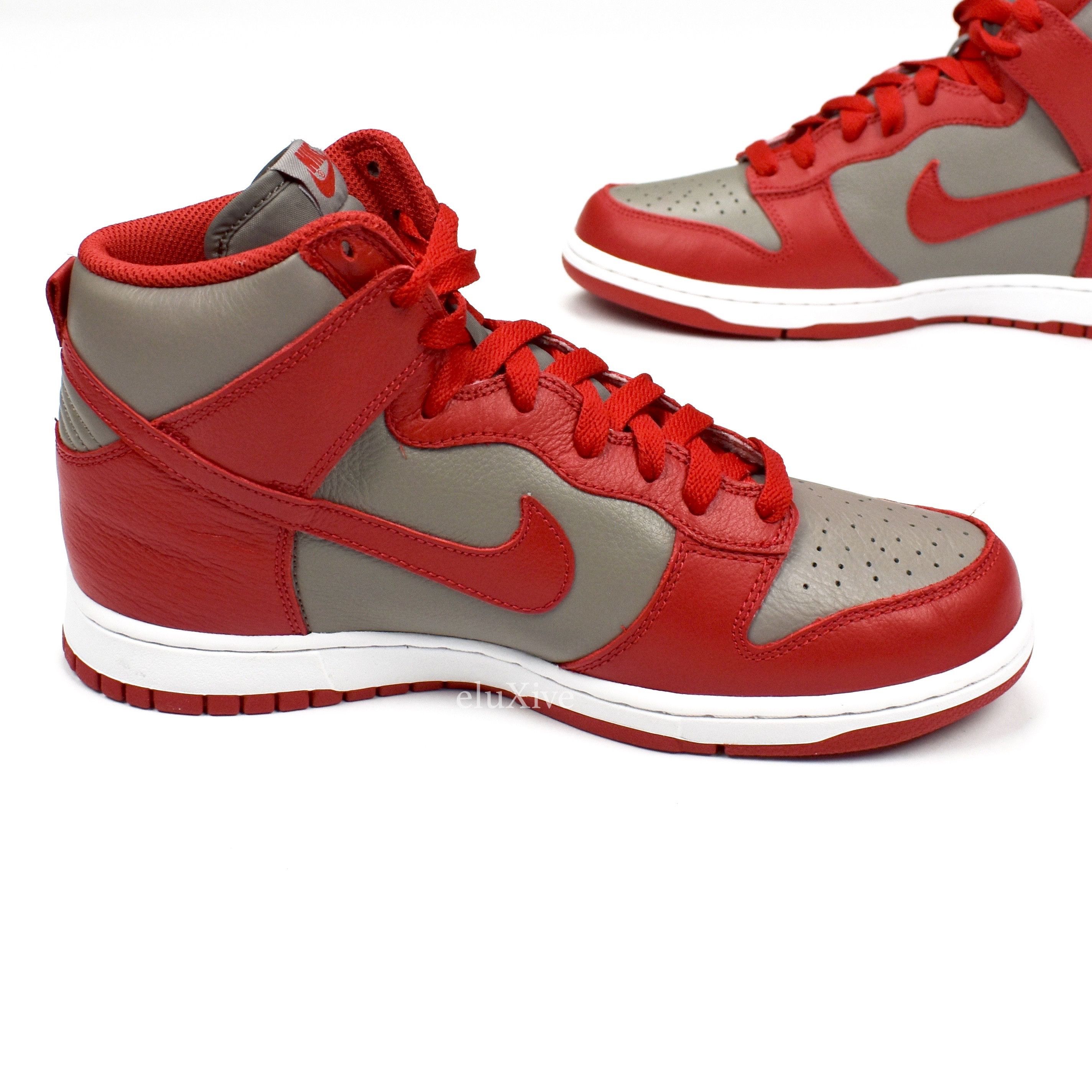 Dunk Retro High QS UNLV Red Gray DS - 4